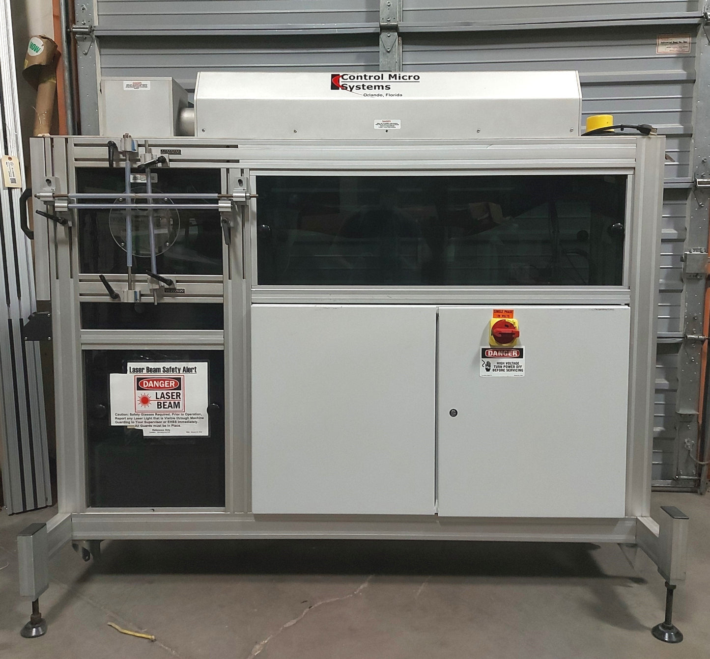 Used Control Micro Systems 5025C COý LASER Marking System, 100ýmm Write, 30W, 120VAC