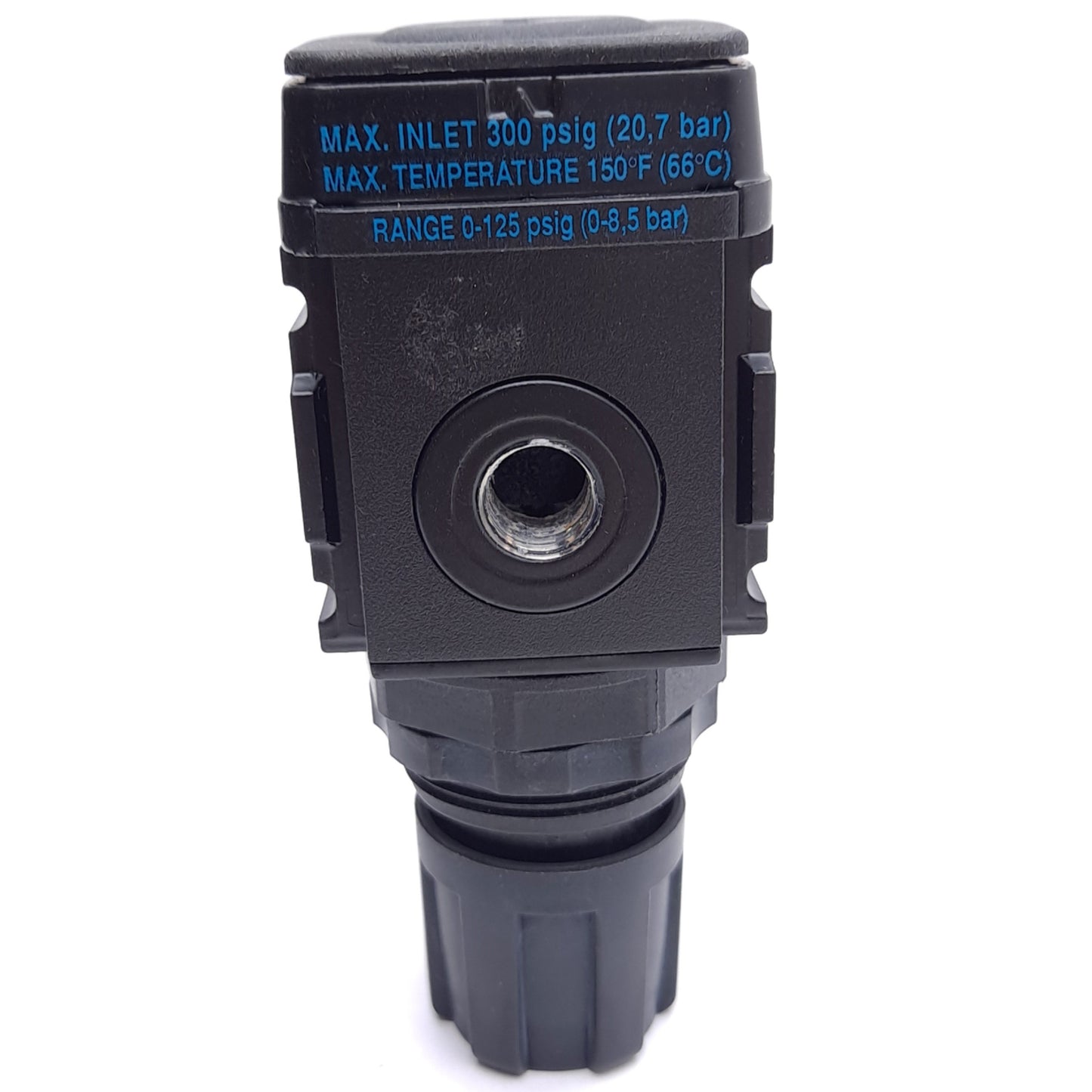 Used Wilkerson R08-02-F000 Pneumatic Regulator, 300psi Inlet, 0-125psi Out, 1/4" NPT