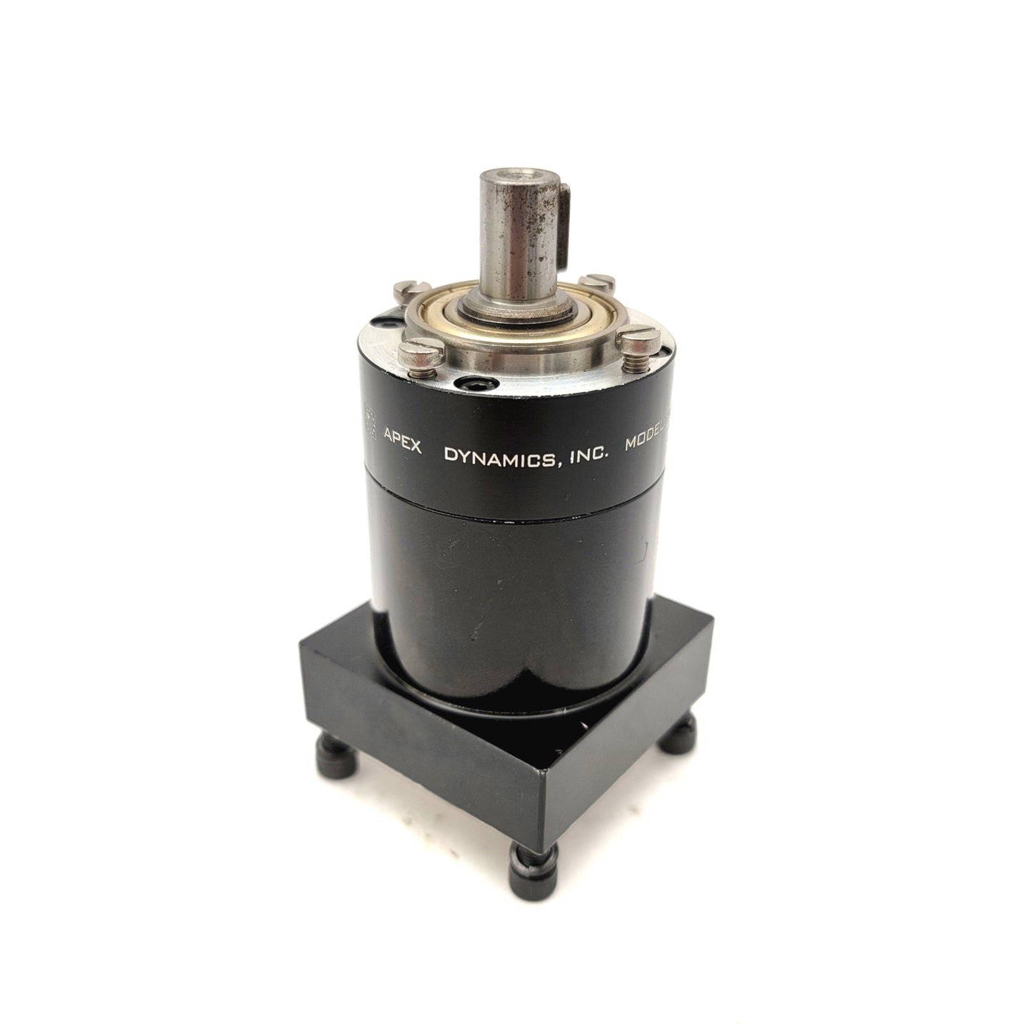 Used Apex Dynamics PE050-010 Inline Planetary Speed Reducer Ratio: 10:1, NEMA 23