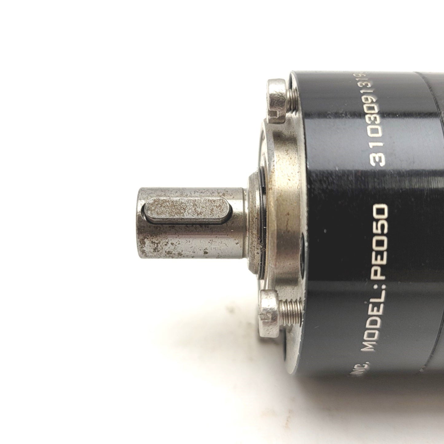 Used Apex Dynamics PE050-010 Inline Planetary Speed Reducer Ratio: 10:1, NEMA 23
