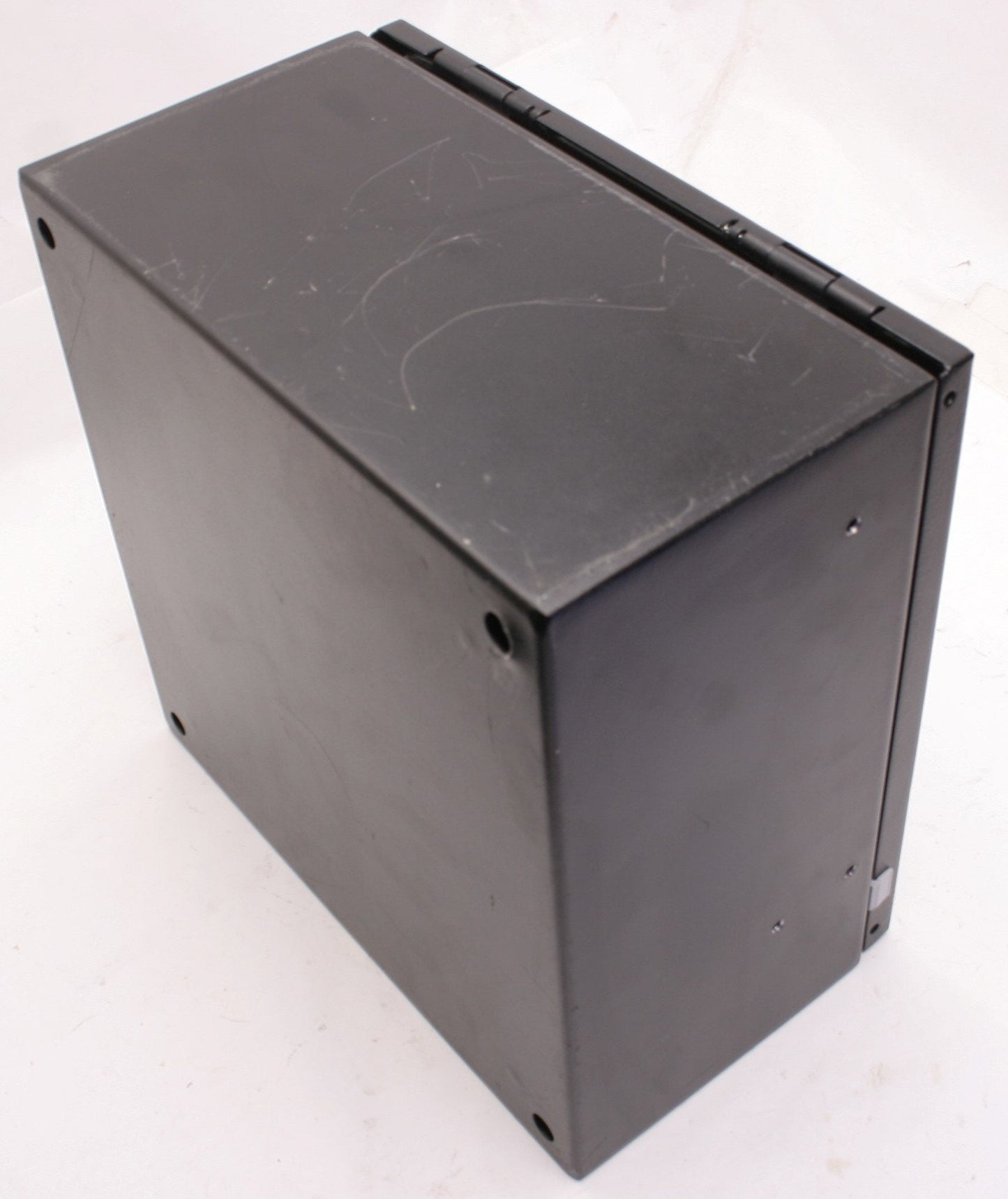 Used Hoffman CSD12126/SPL Electrical Enclosure Cabinet Panel Box 12" x 12" x 6" Holes