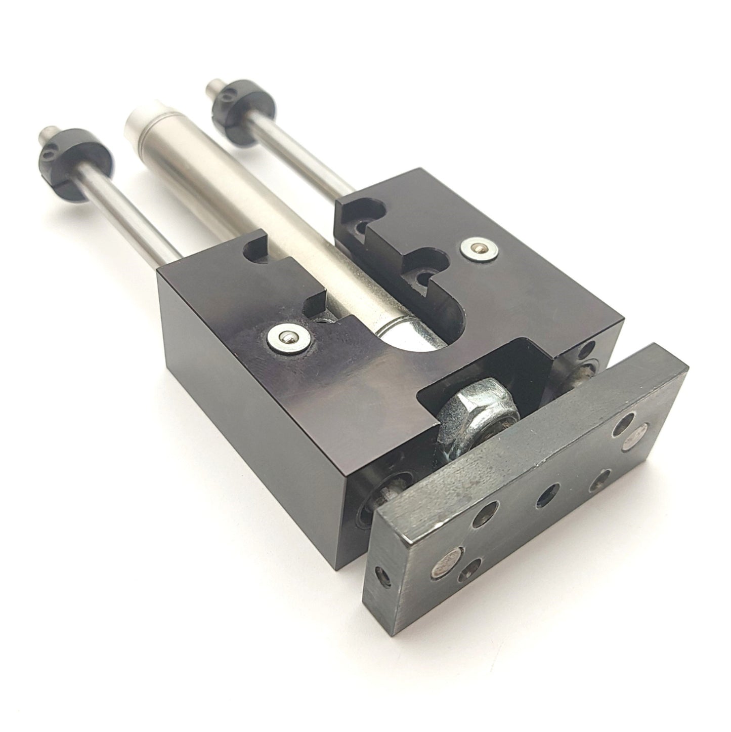Used Bimba T-022-BMNP Ball Bearing Thruster Guided Cylinder, 2" Stroke, 9/16" Bore