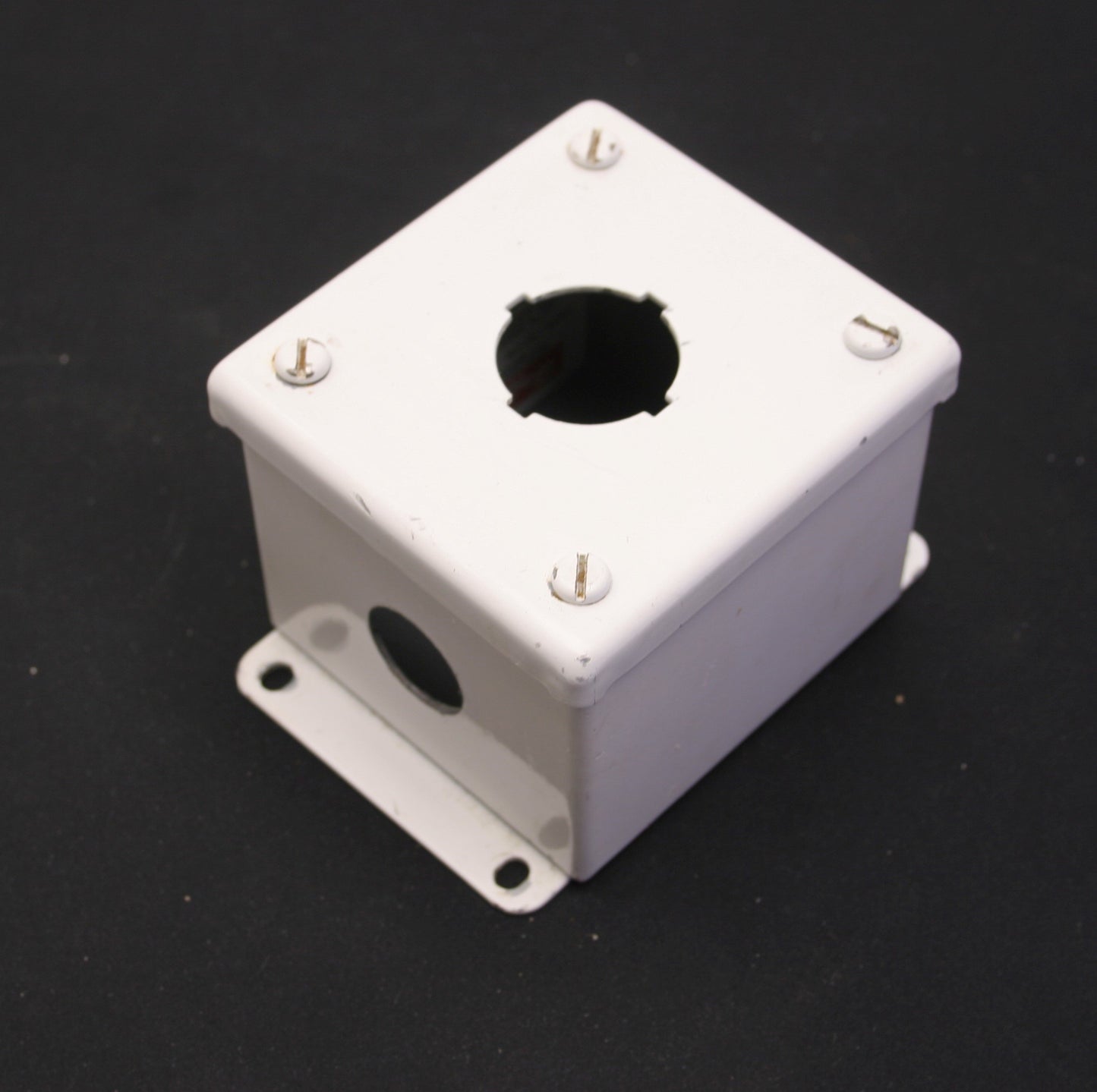 Used Hoffman E-1PB Push-Button Enclosure 3.5"(L) x 3.25"(W) x 2-3/4"(D), NEMA 12, 13