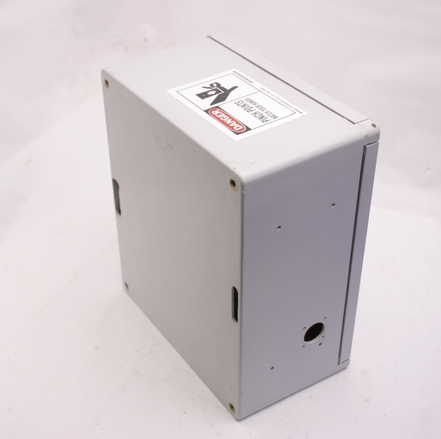 Used Stahlin CL1311HL Wall Mount Enclosure, 13.21"Hx11.21"Wx6.59"D Fiberglass *Holes*