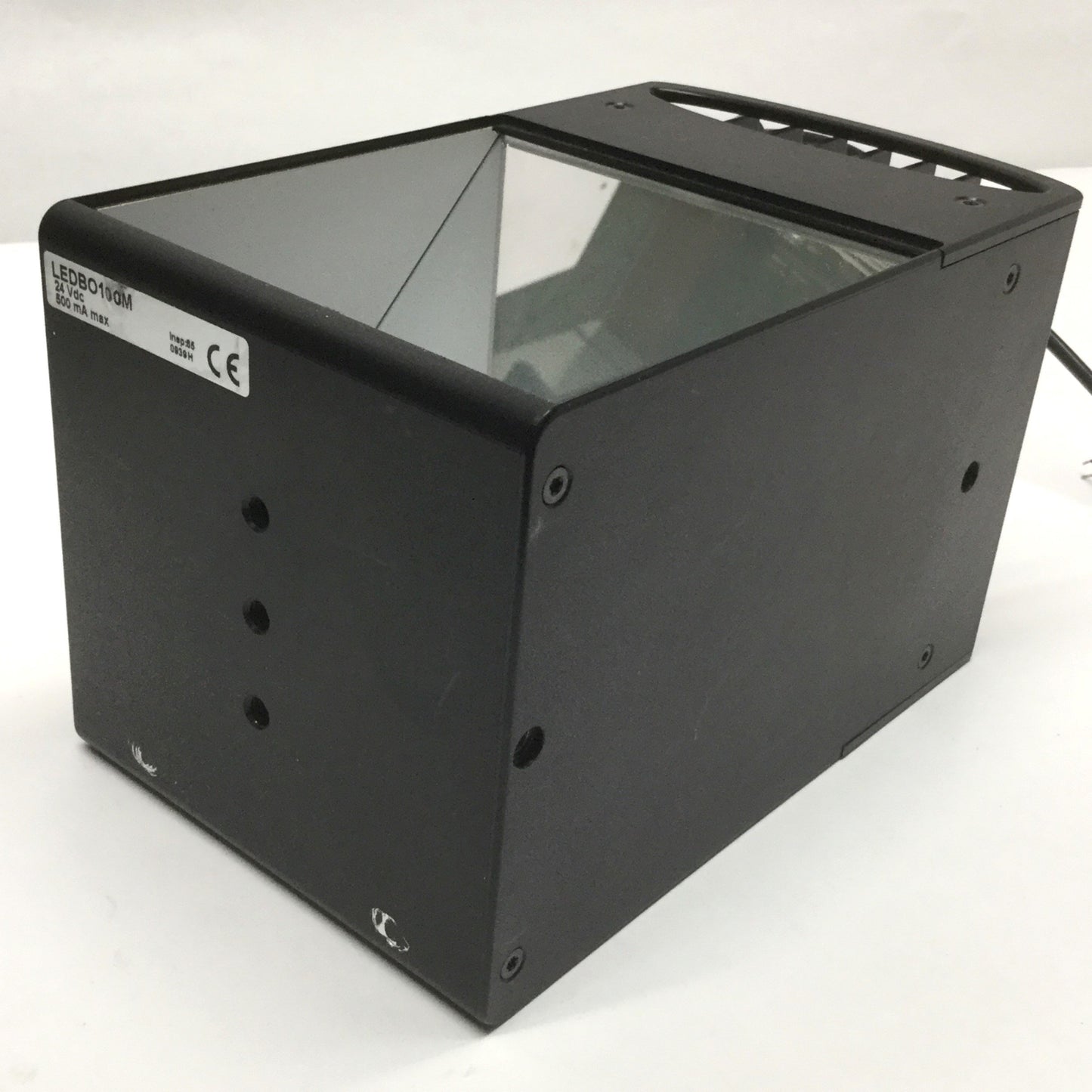 Used Banner LEDBO100M Machine Vision On-Axis Diffuse Light Box Blue LED 470nm 24VDC