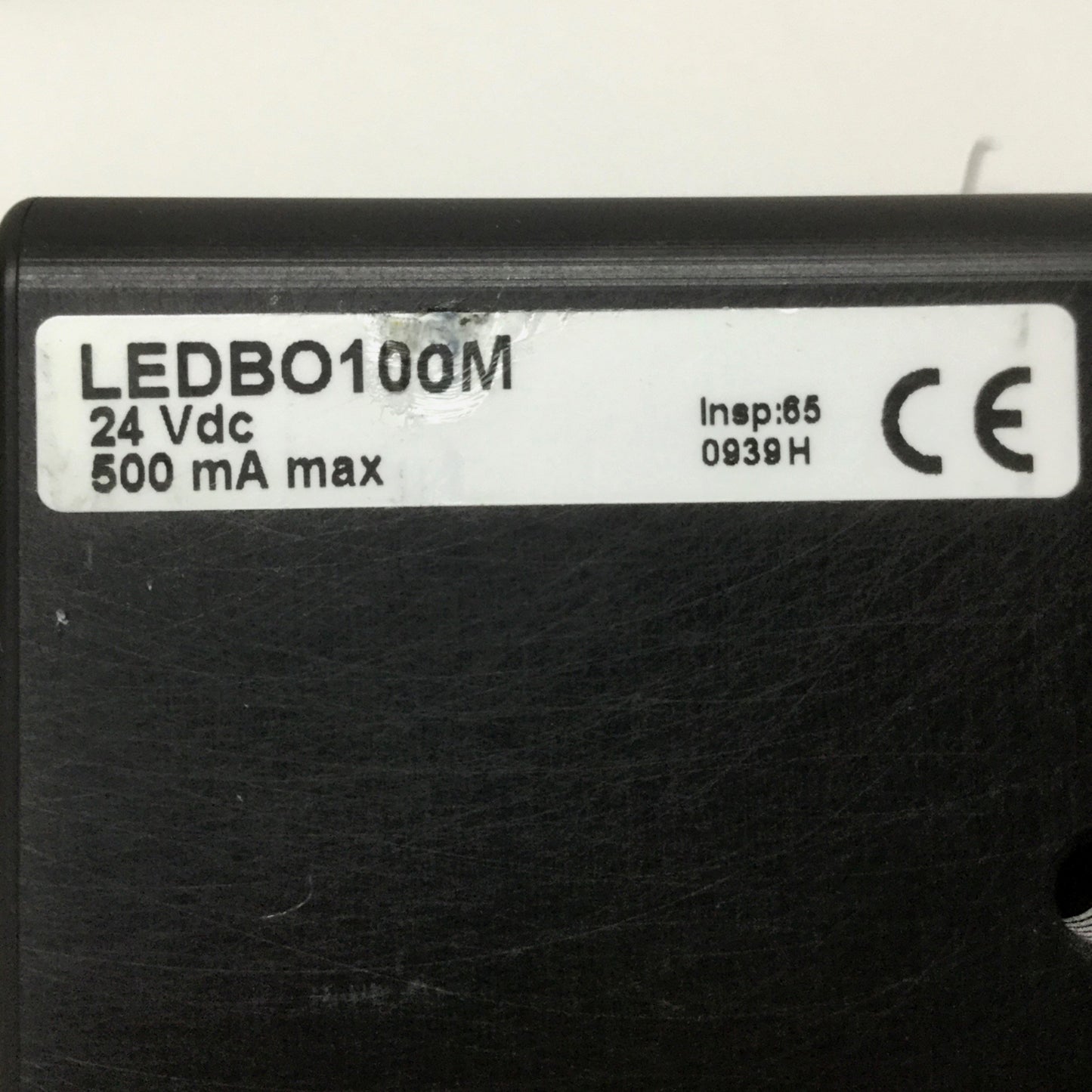 Used Banner LEDBO100M Machine Vision On-Axis Diffuse Light Box Blue LED 470nm 24VDC