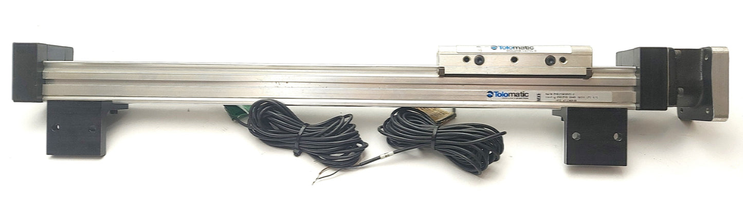 Used Tolomatic MXE25SSN05SK16 Linear Actuator 16" Travel 5 Turn/in NEMA23 w/Switches