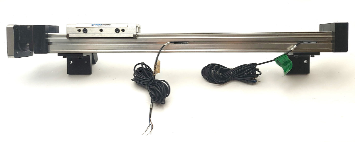Used Tolomatic MXE25SSN05SK16 Linear Actuator 16" Travel 5 Turn/in NEMA23 w/Switches