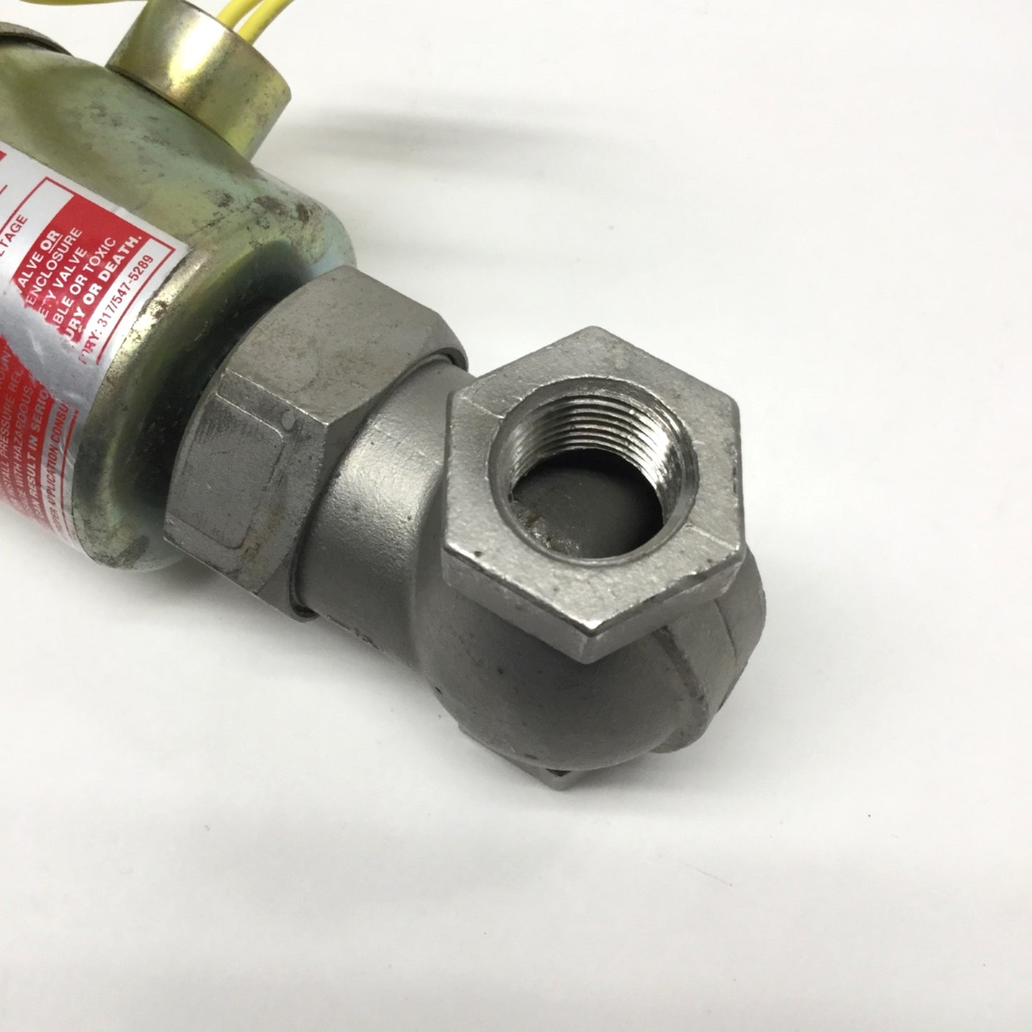 Used Gould Valve KX3EPEP62 Deionized Water Solenoid Valve, 5-150psi, 1/2" NPT, 120VAC