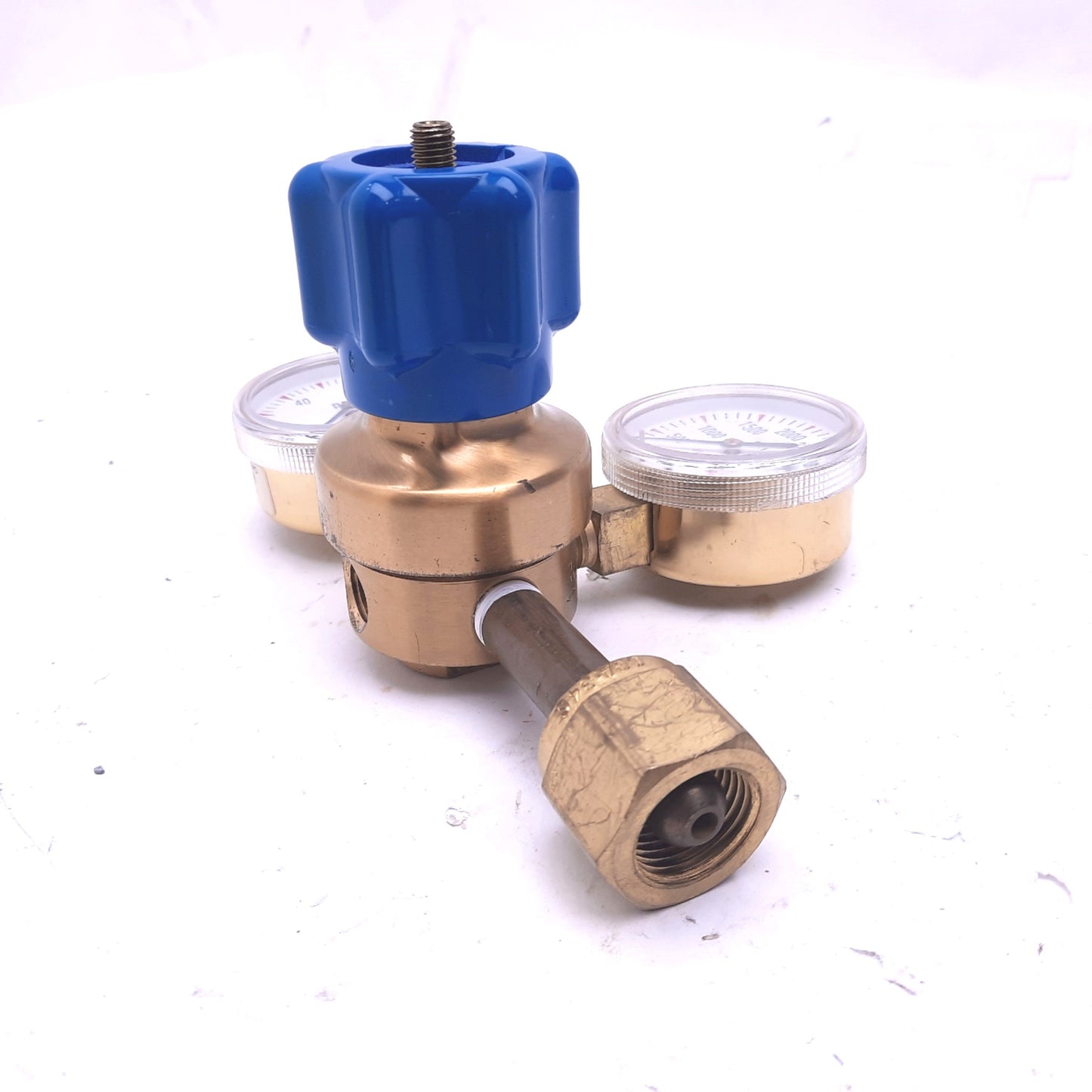 Used Linde SG-3800-30 Union Carbide Regulator Valve, Inlet: 3800PSIG, Outlet: 30PSIG