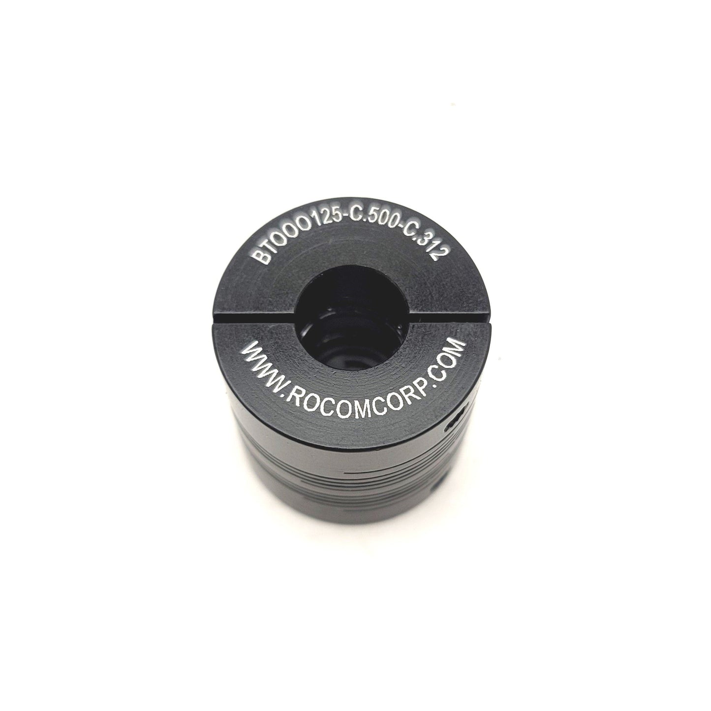 New – Open box RoCom Corp BT000125-C.500-C.312 Light Duty Motor/Gearbox Coupler 1/2" To 5/16"