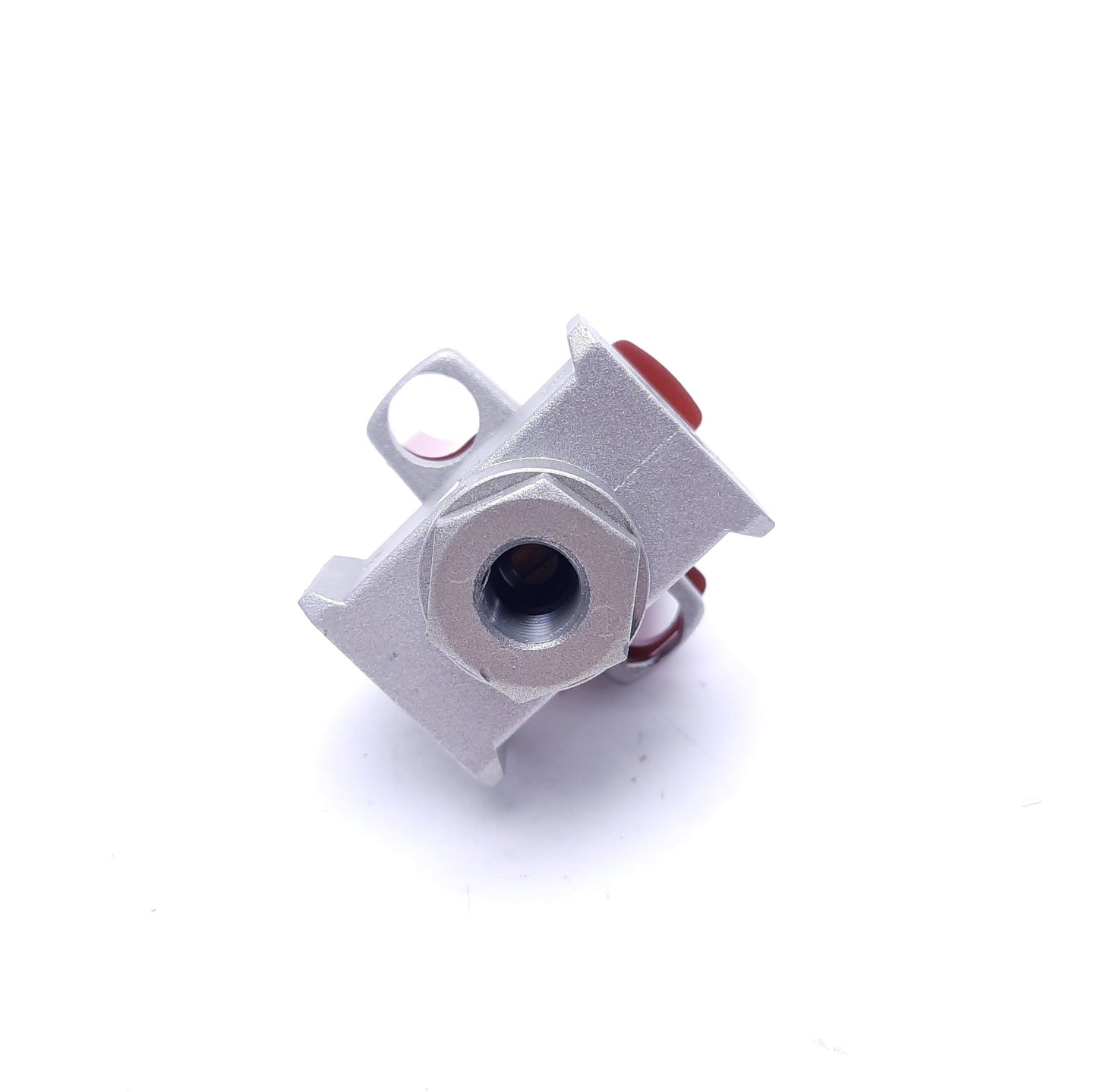 Used SMC VHS20-F02 3-Port Lock Out/Relief Hand Valve, 1/4" NPT, Locking Holes