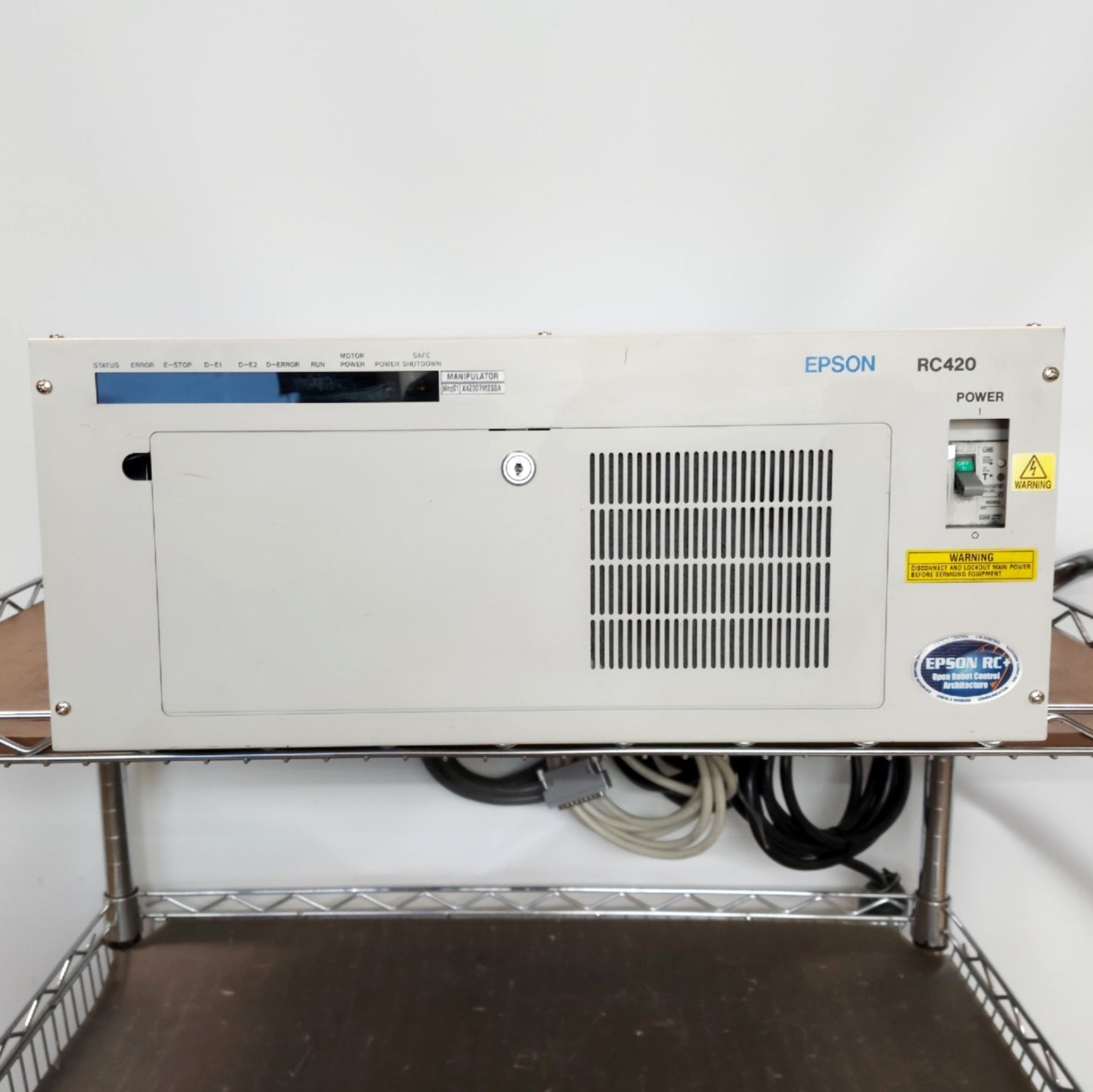 Used Epson RC420 EZ Module Robot Controller/Computer 2x Servo Pack Windows 2k 220VAC
