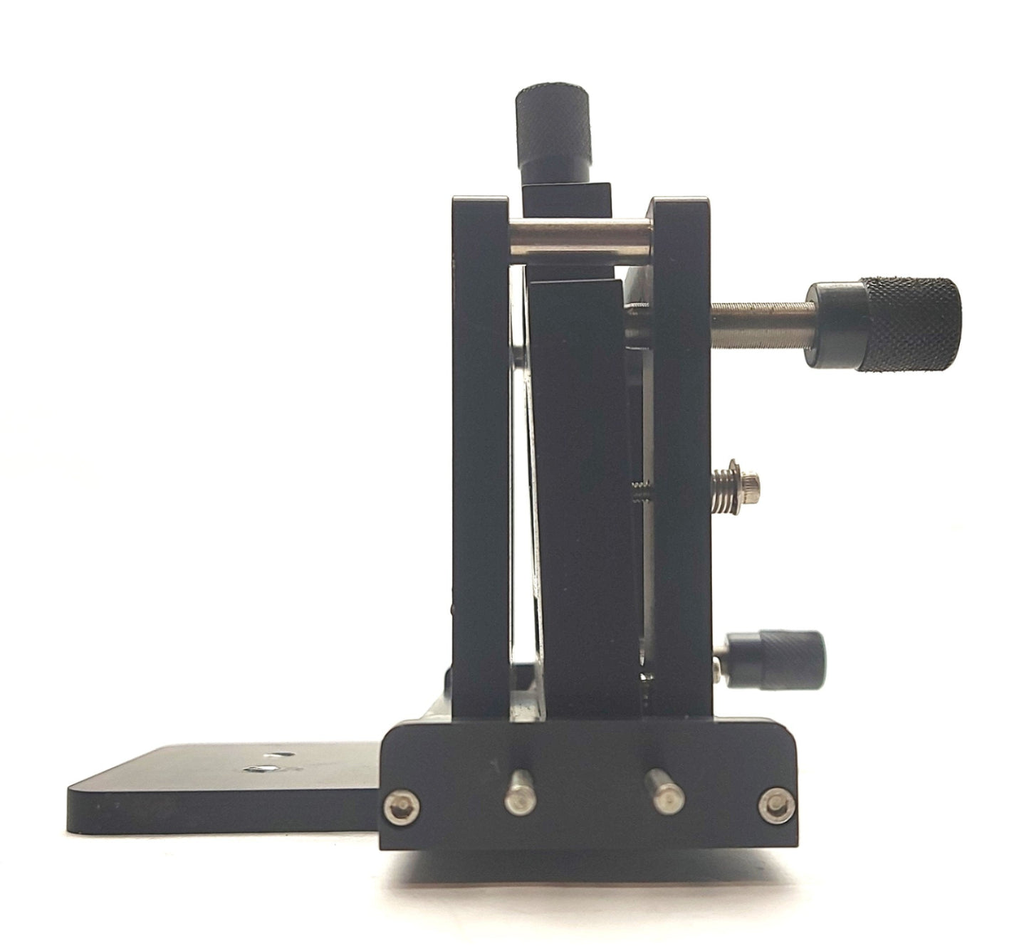 Used 2-Axis LASER Optic Mount Z: 7.5mm X: 20mm Travel Vert/Horiz Tilt ?35-40mm Optic