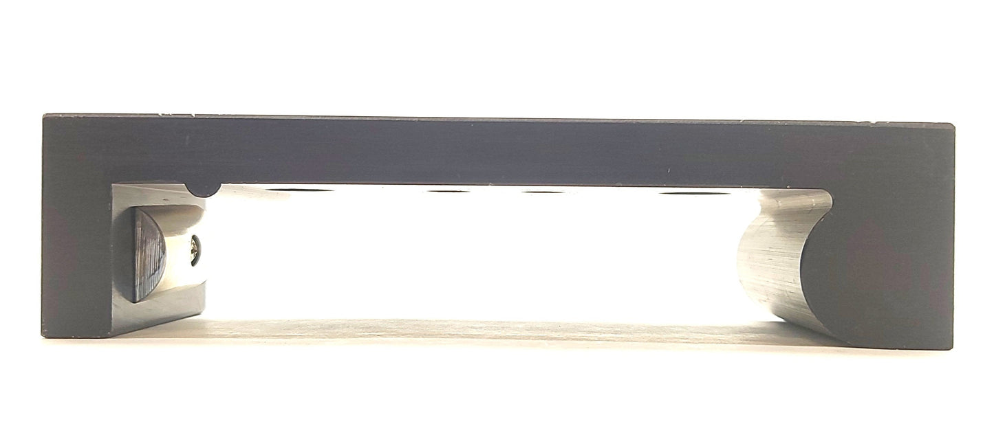 Used Lee Laser Inc LASER Optical Rail Carrier 6 x 2" Platform 4 11/16" Wide Rail Alum