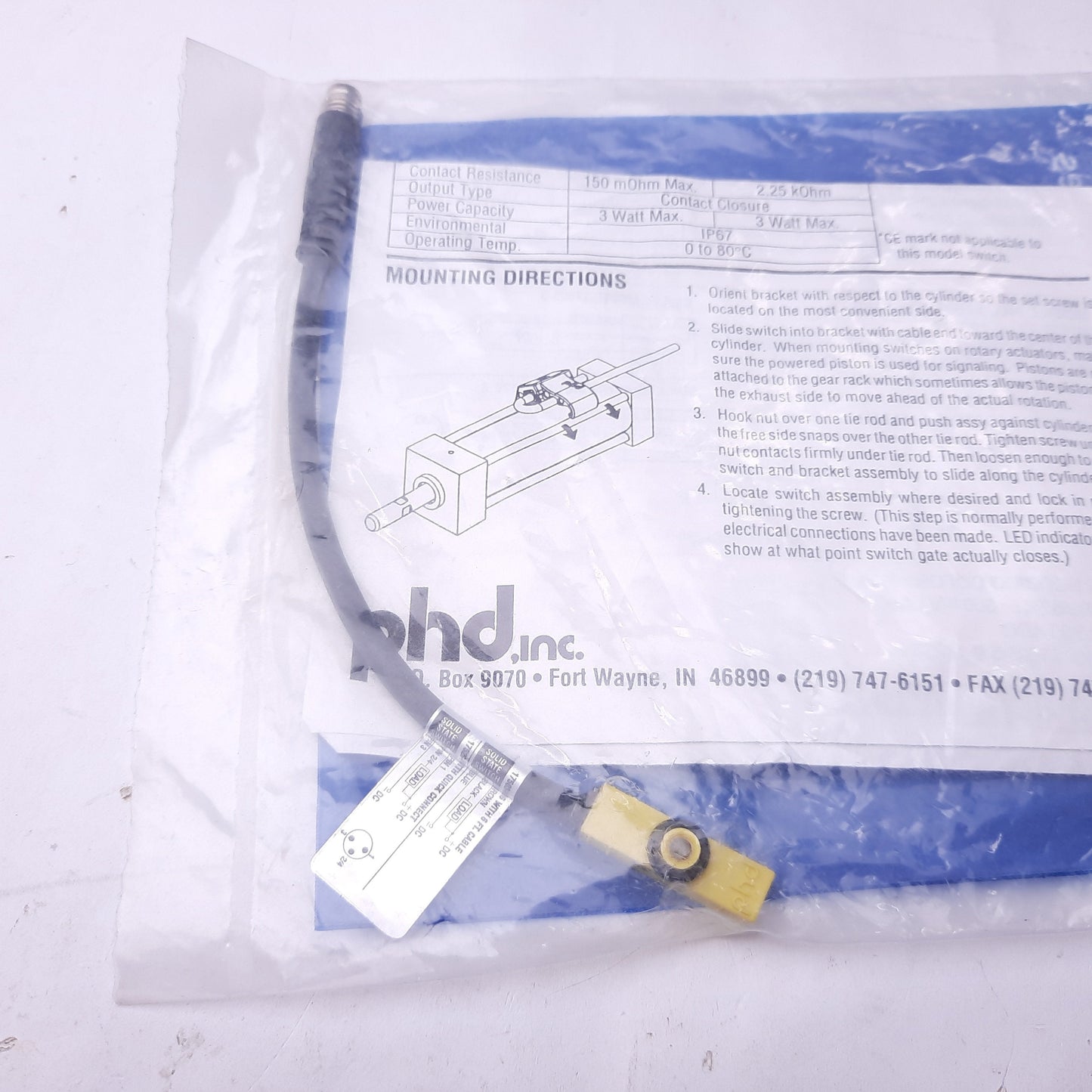 New PHD 17523-2 Compact Proximity Reed Switch, NPN, 10-30VDC, Solid State