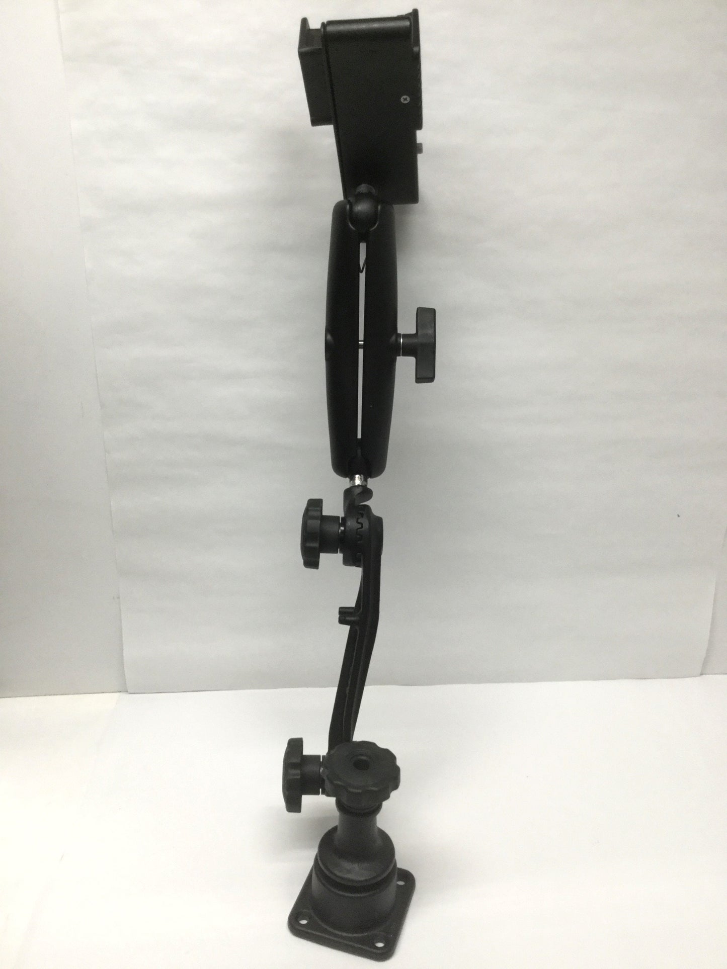 Used RAM Mount Ball Grip Adjustable Swivel Ratchet Arm 2-3" Wide Phone Holder 27" L