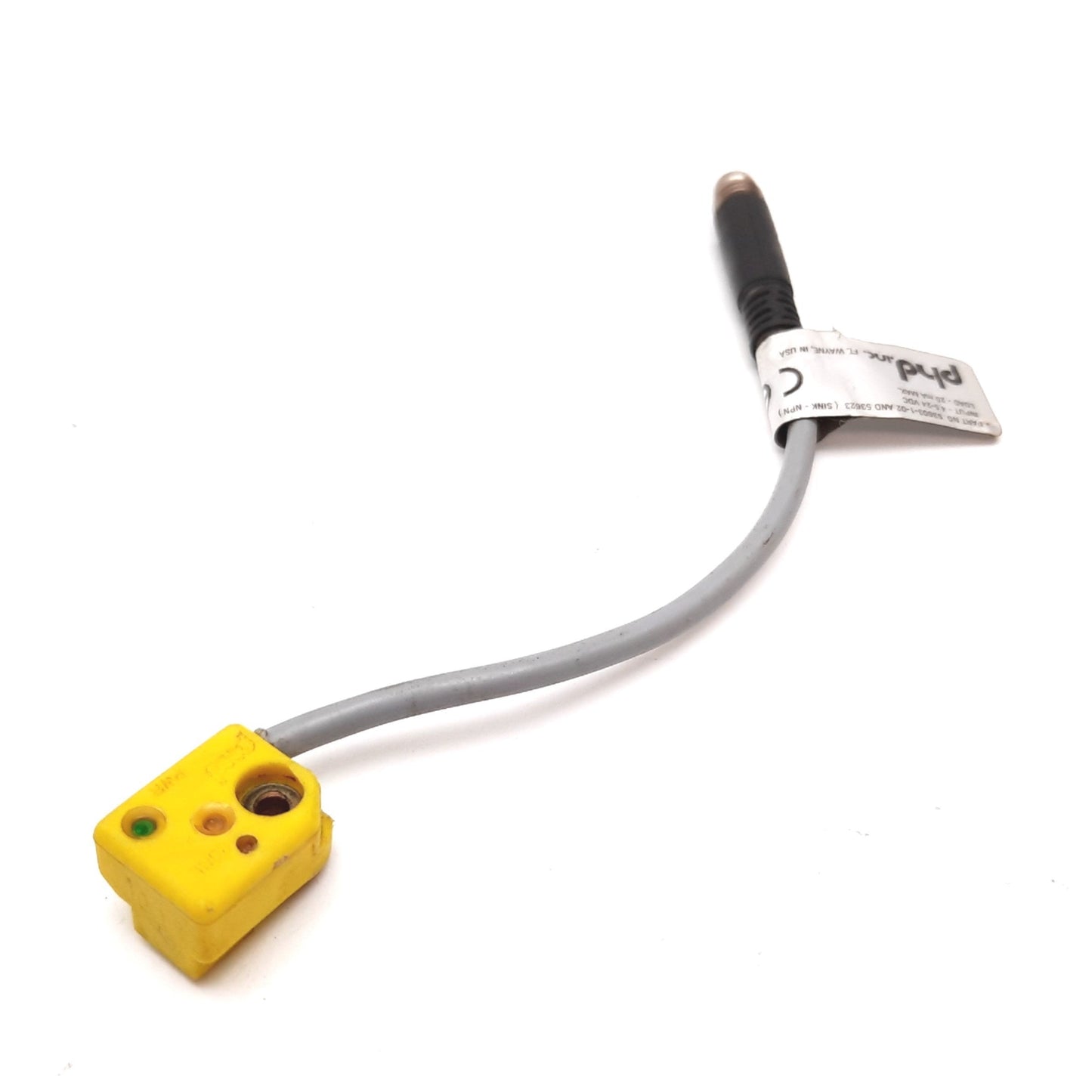 Used PHD 53603-1-02 & 53623 Hall Effect Switch, 4.5-24VDC, Load: 20mA Max, 3-Pin Male