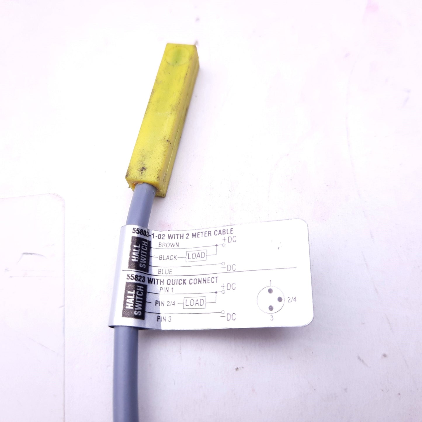 Used PHD 55803-1-02 & 55823 Hall Effect Cylinder Proximity Switch, 5-24VDC, NPN