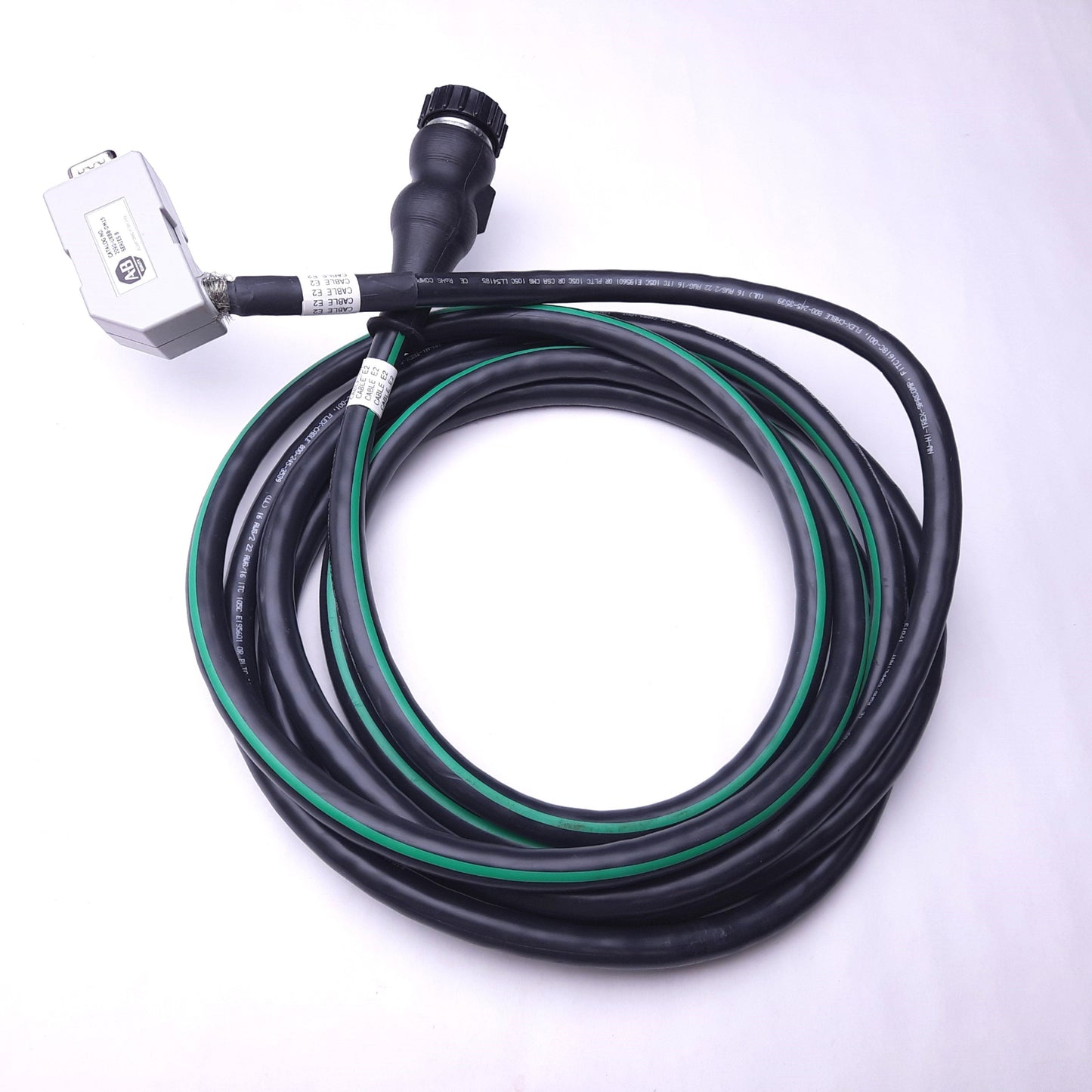 Used Flex-Cable NW-HI-TREX-9PRCOMP FITC1618C-001 Feedback Cable & 2090-UXBB-DM15