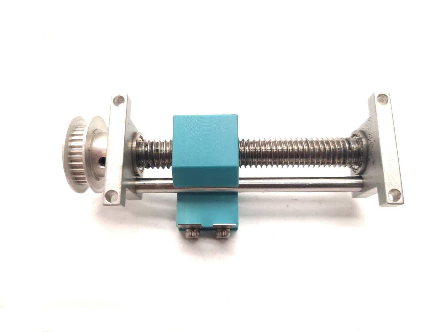Used Screw Table Stage Actuator, Travel: 1-3/4", Lead: 0.065" , Shaft: 0.25"