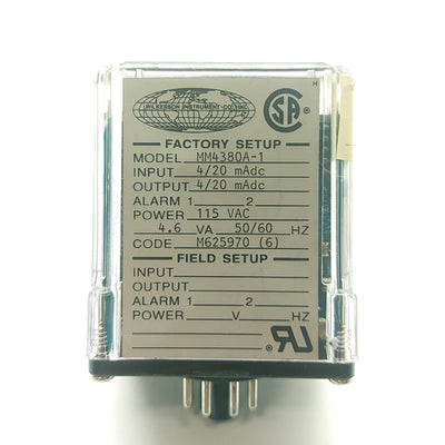 Used Wilkerson MM4380A-1 DC Isolated Signal Transmitter, 4-20mA to 4-20mA, 115VAC