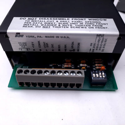 Used Red Lion SCT00600 6-Digit Totalizing Counter, Input Power: 115VAC 50/60Hz