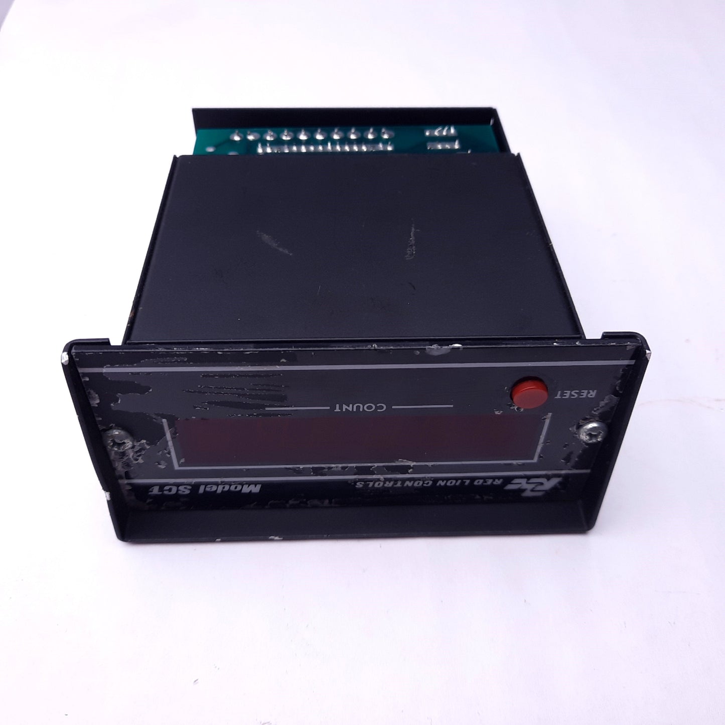 Used Red Lion SCT00600 6-Digit Totalizing Counter, Input Power: 115VAC 50/60Hz