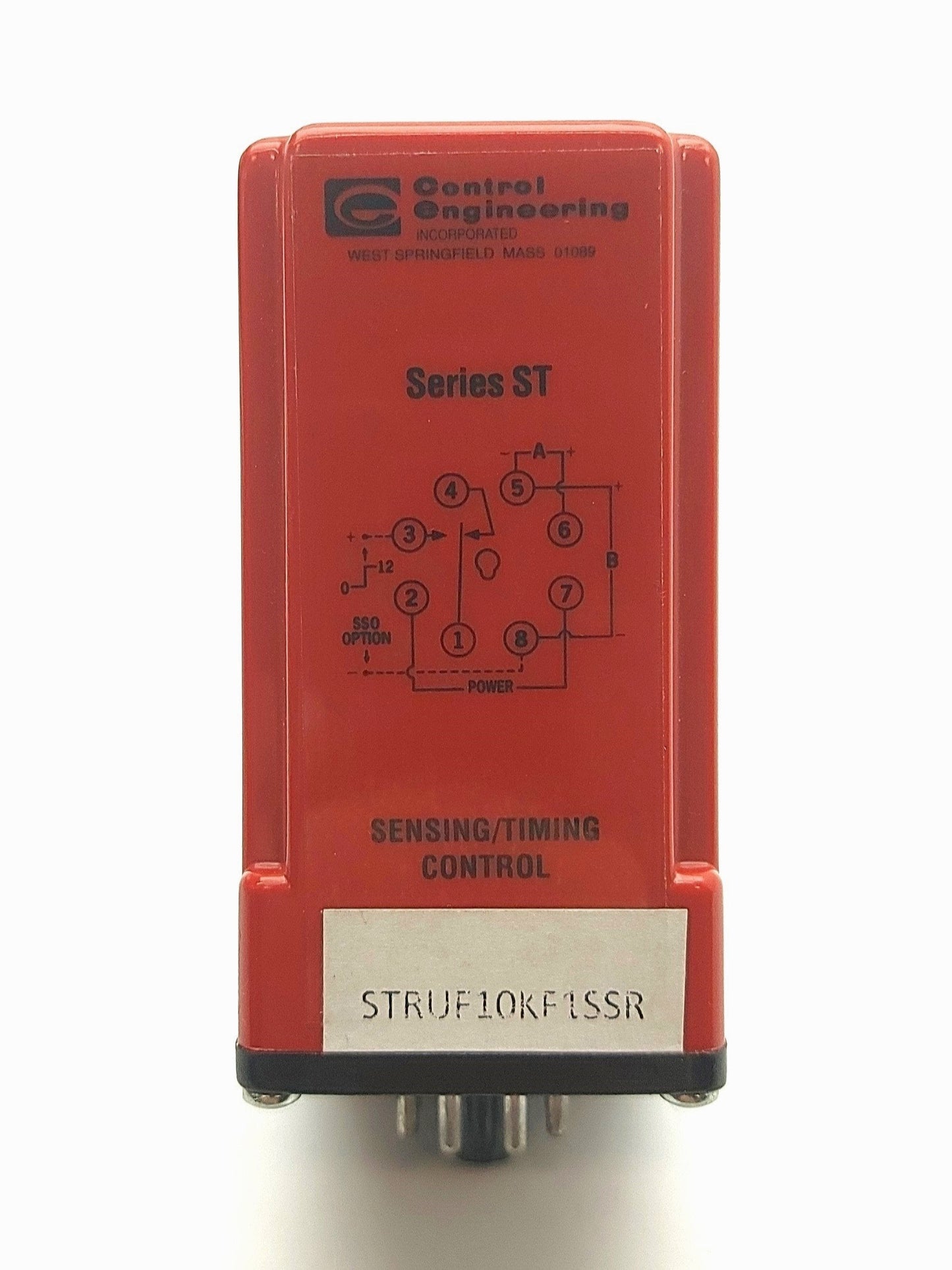 Used Control Engineering STRUF10KF1SSR Sensing Timing Control Relay 10KRes to 1s 230V
