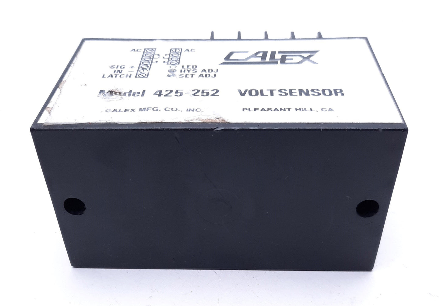 Used Calex Model 425-252-115 Volt Sensor / DC Level Sensor, 115V, DPDT