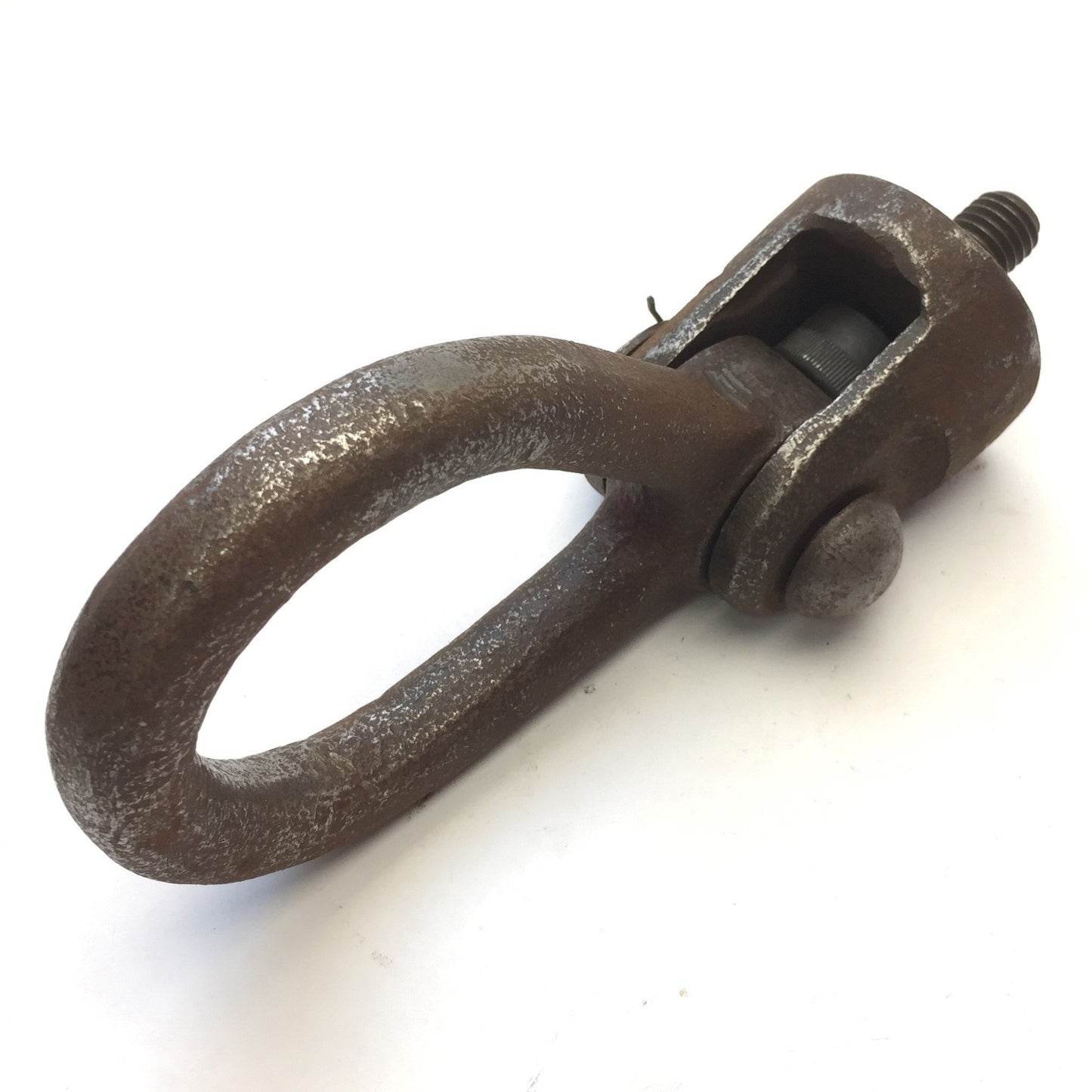 Used Threaded Steel Bolt-On Hoist Lifting Loop Ring, 0.70" x 3.6", Threads: 5/8-11