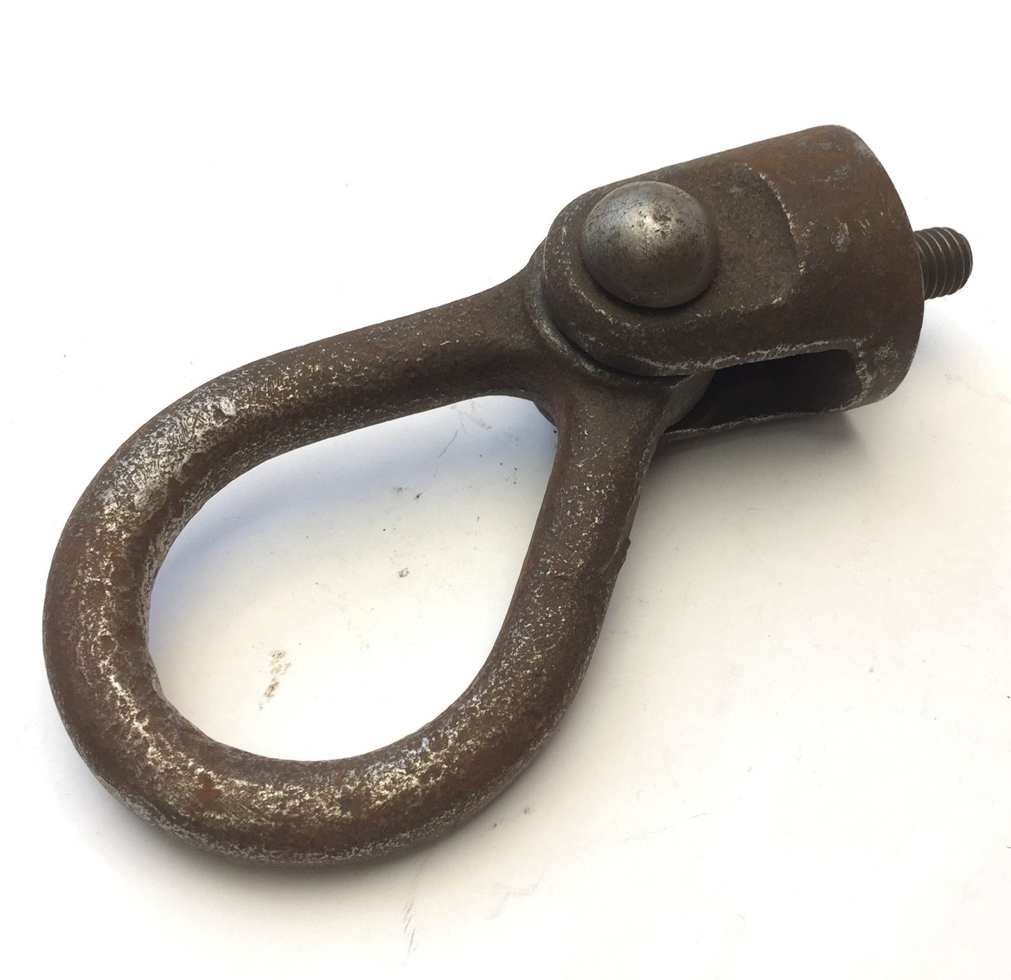 Used Threaded Steel Bolt-On Hoist Lifting Loop Ring, 0.70" x 3.6", Threads: 5/8-11