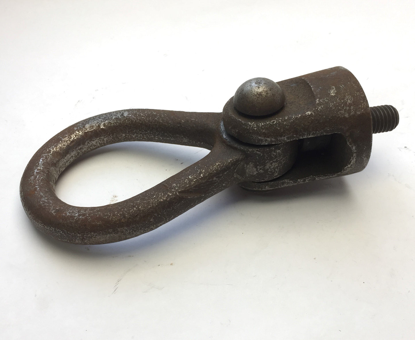 Used Threaded Steel Bolt-On Hoist Lifting Loop Ring, 0.70" x 3.6", Threads: 5/8-11