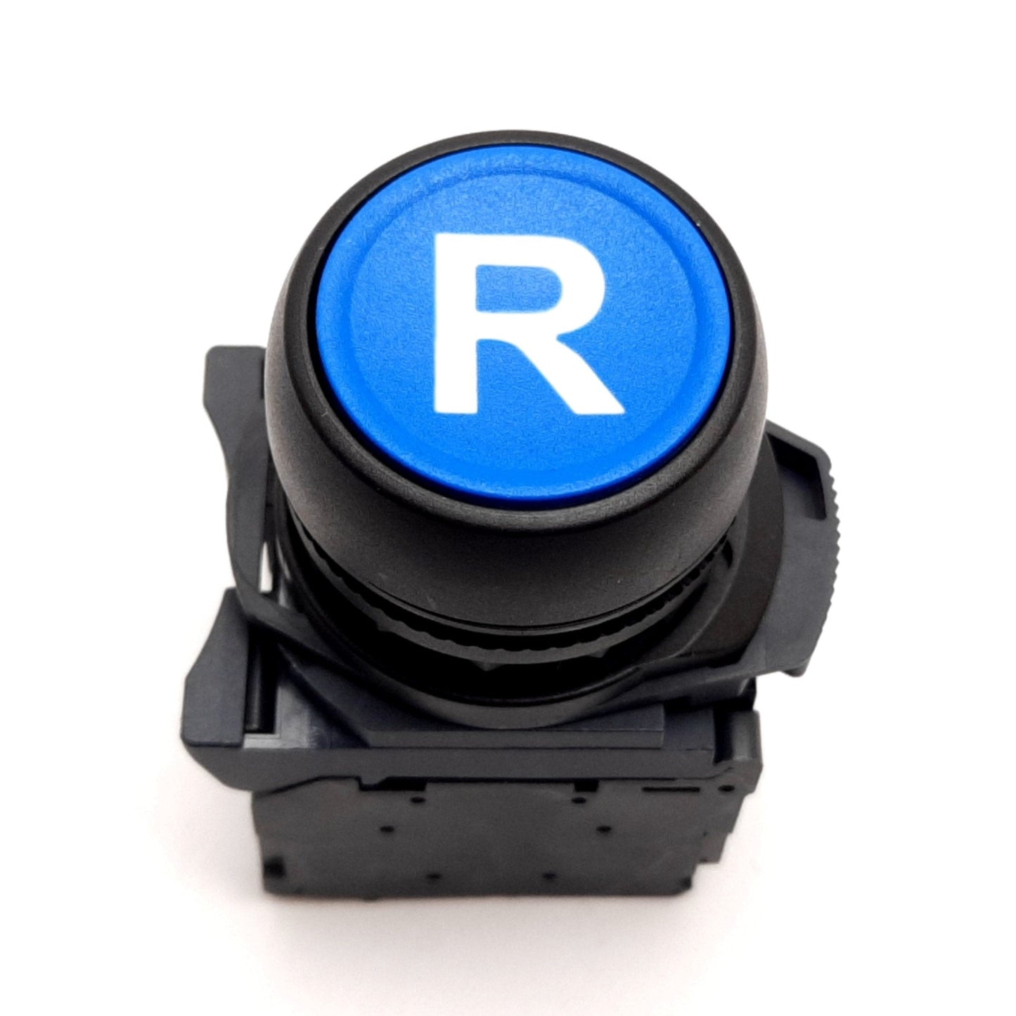 Used Allen Bradley 800FP-R611 Reset Pushbutton, Blue, R, 2-NO Contacts, 600VAC 10A