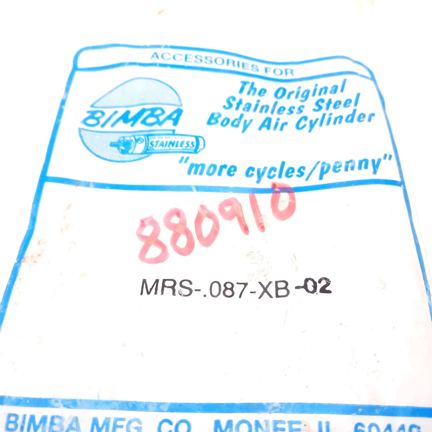 New Bimba MRS-.087-XB-02 Heavy Duty Magnetic Reed Band Switch, 200VDC, 144" 2-Wire