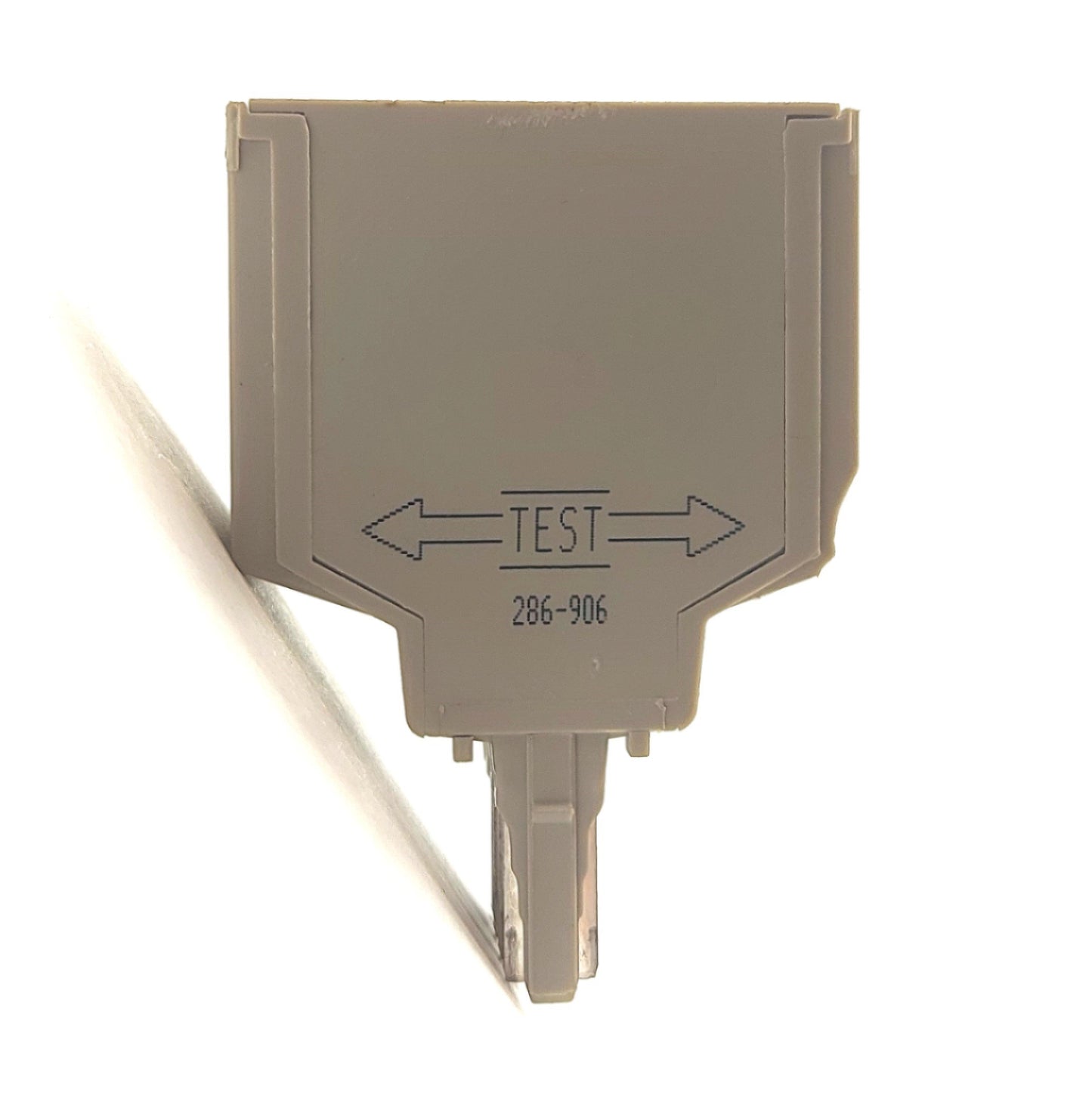Used Wago 286-906 Terminal Block Relay Module, DPST NO/NC, 24VDC Coil