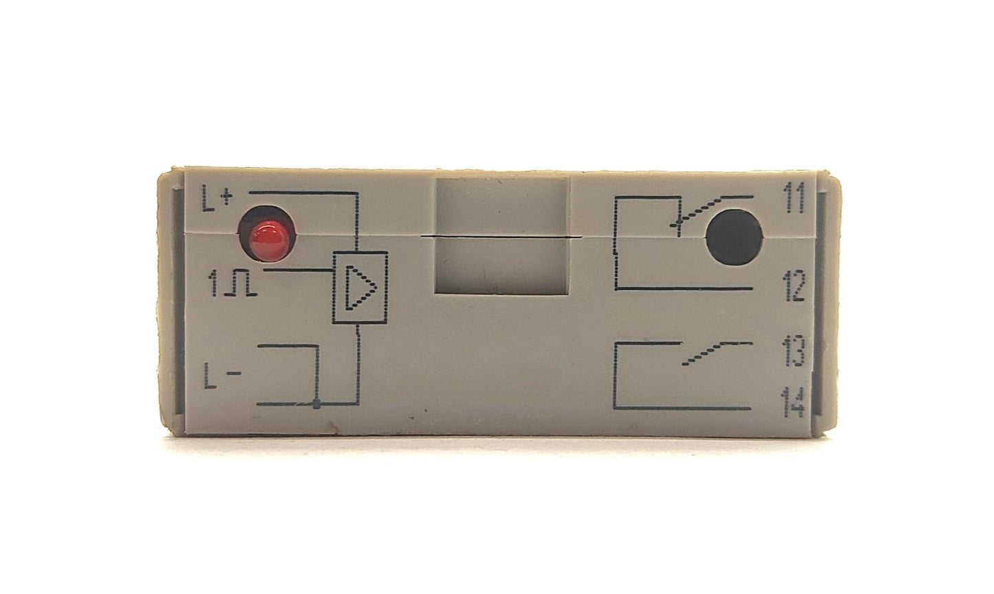 Used Wago 286-906 Terminal Block Relay Module, DPST NO/NC, 24VDC Coil
