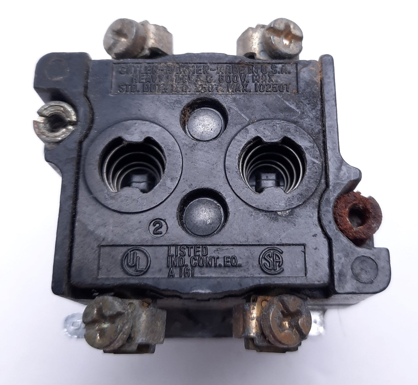 Used Cutler-Hammer 10250T 4087 Green Momentary Push Button Switch 600VAC 250VDC