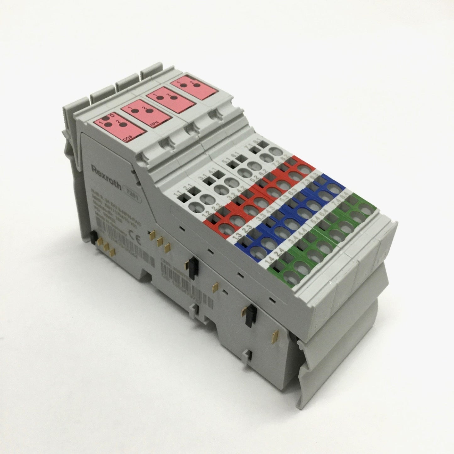 Used Rexroth R-IB IL 24 DO 8-NPN-PAC Inline 3-Wire Digital Output Module, 8 Pt, 24VDC
