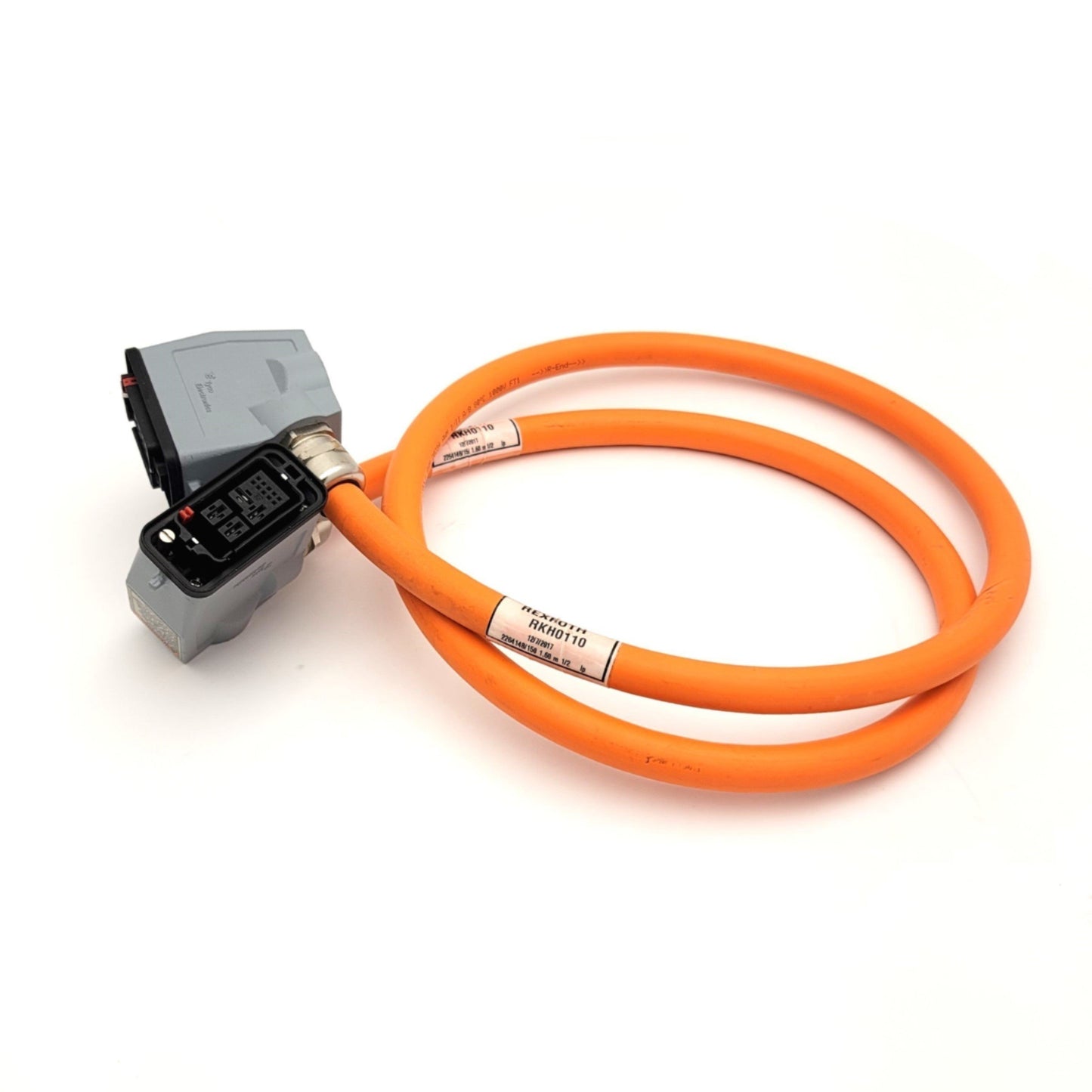 Used Bosch Rexroth RKH0110 R911385663 IndraDrive Hybrid Cable Mi To Mi 1.6 Meters
