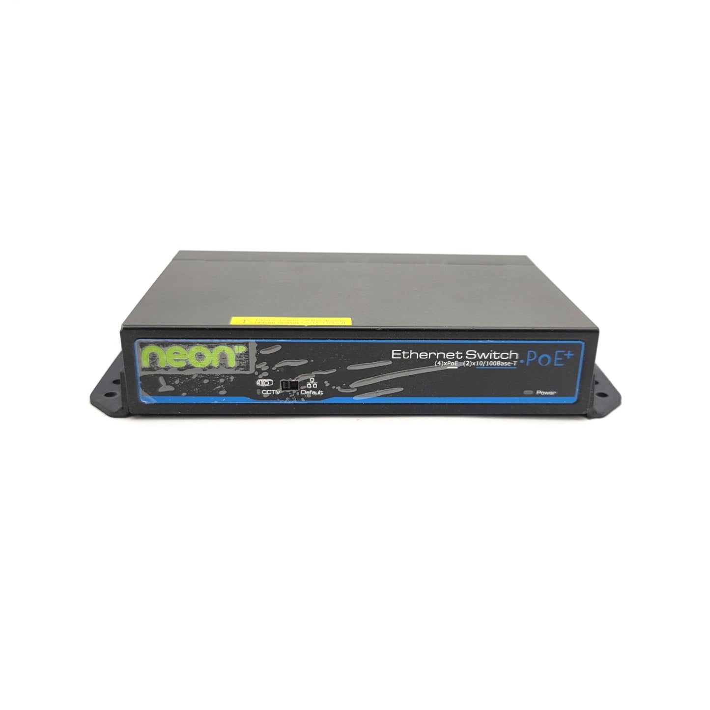 Used Neon NEON-4POE 4-Port 2x Uplink 10/100Mbps Power Over Ethernet Switch 48-57VDC