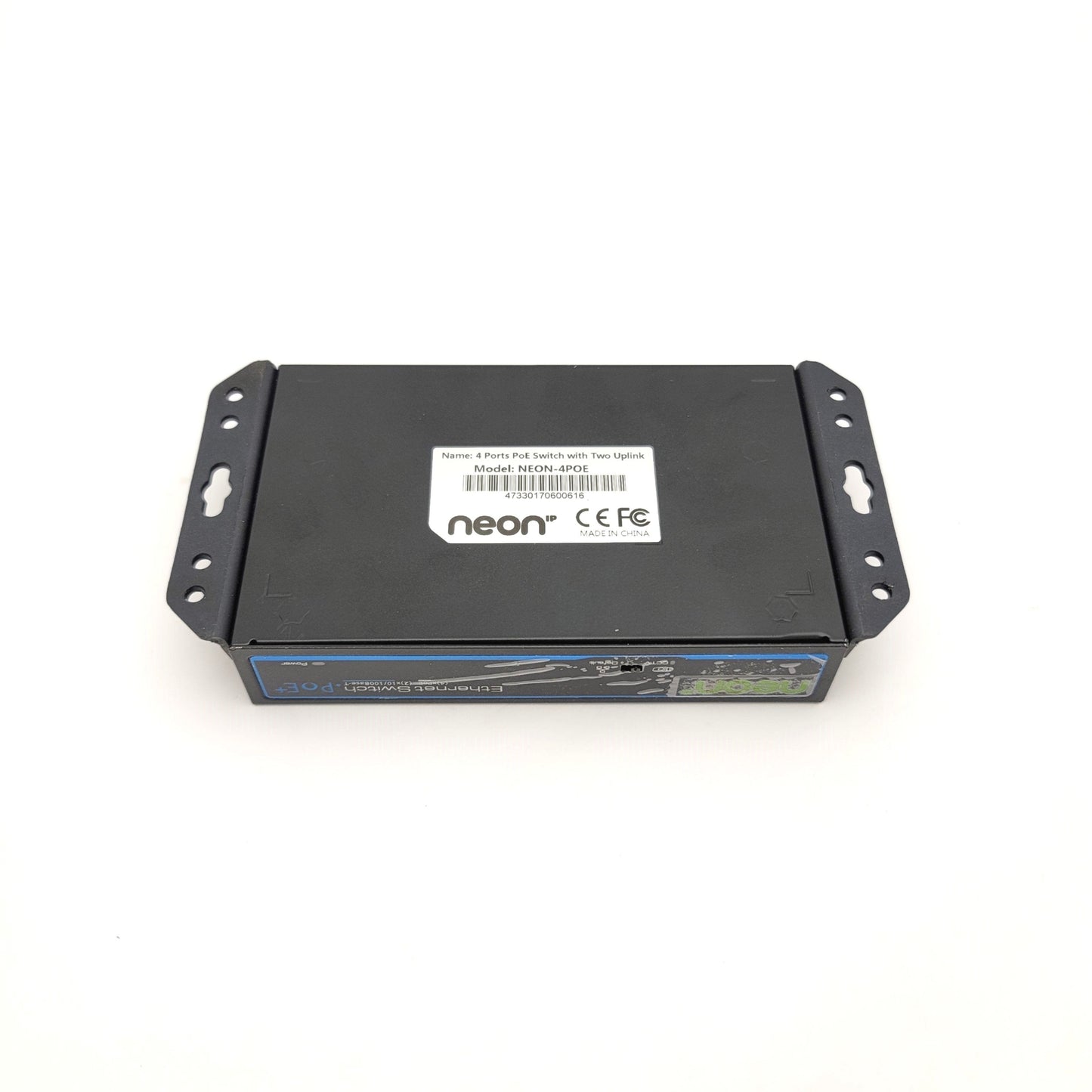 Used Neon NEON-4POE 4-Port 2x Uplink 10/100Mbps Power Over Ethernet Switch 48-57VDC