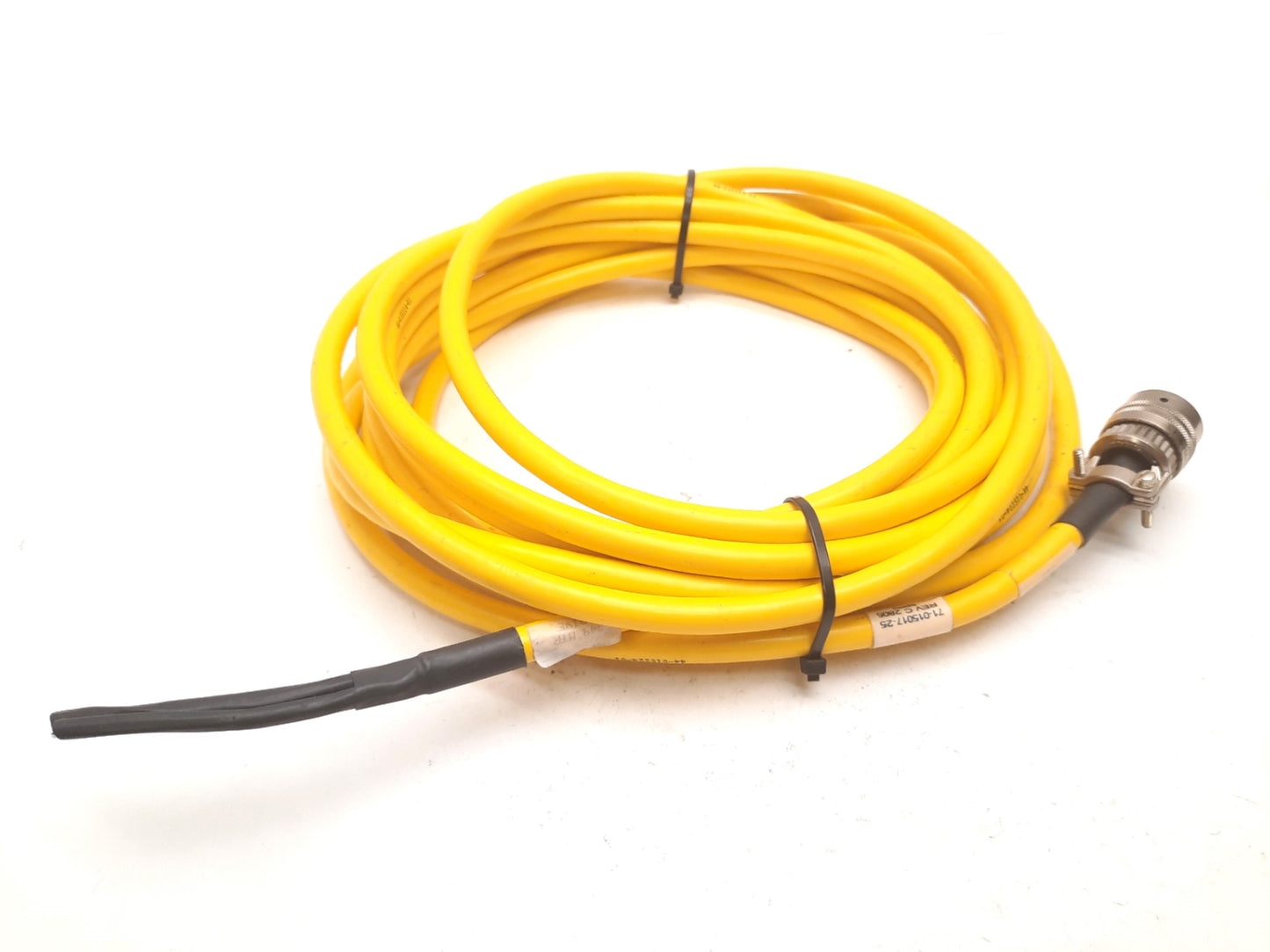 Used Parker 71-015017 Motor Power & Hall Effect Cable, MS Round 12-Pin, 24' Long