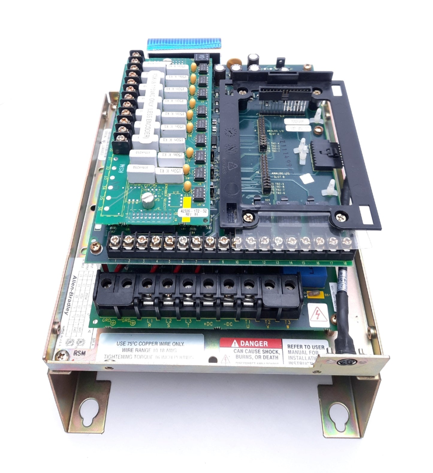 Used Allen Bradley 1336F-AQF20-AN-EN-L6 PLUS Adj. Frequency AC Drive, 3-Phase, 240VAC