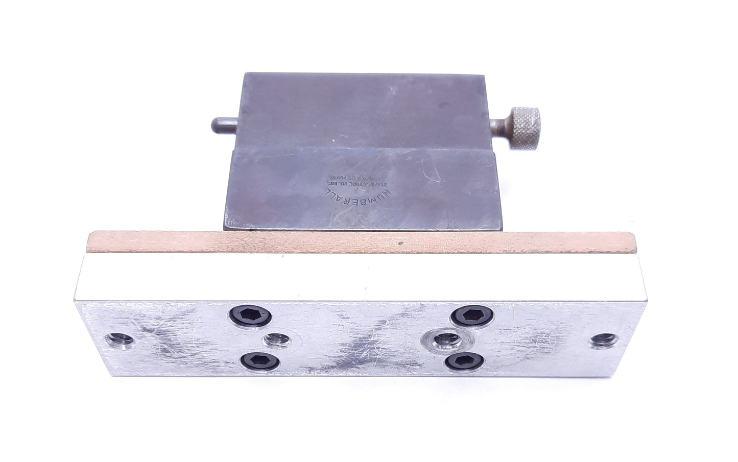 Used Numberall 223P-6-1/4 Flatheaded Interchangeable Metal Stamper, 6 Character Slots