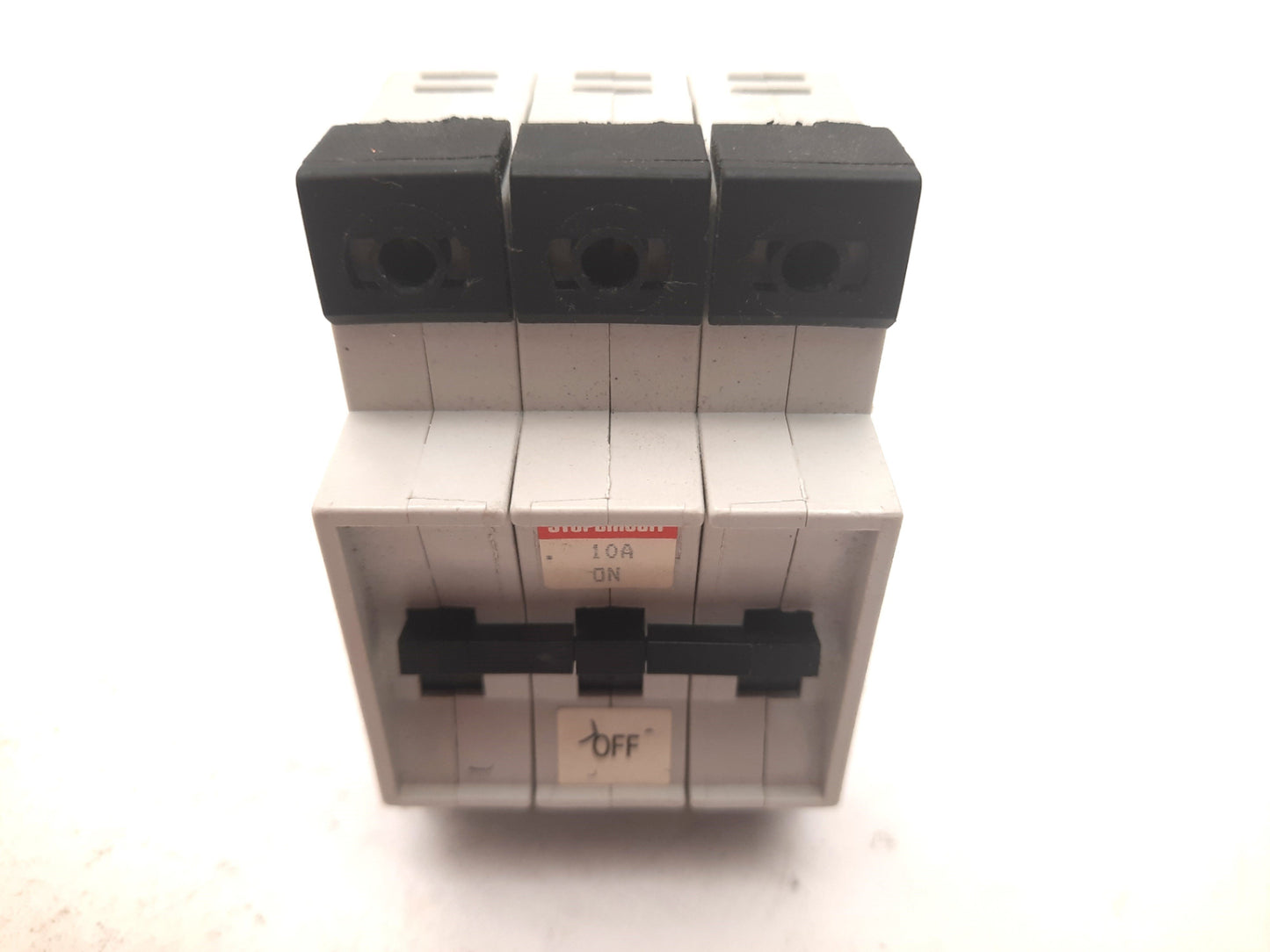 Used Entrelec LR88297 10A 3-Pole Circuit Breaker UL 10-240VAC CSA 10A-600VAC