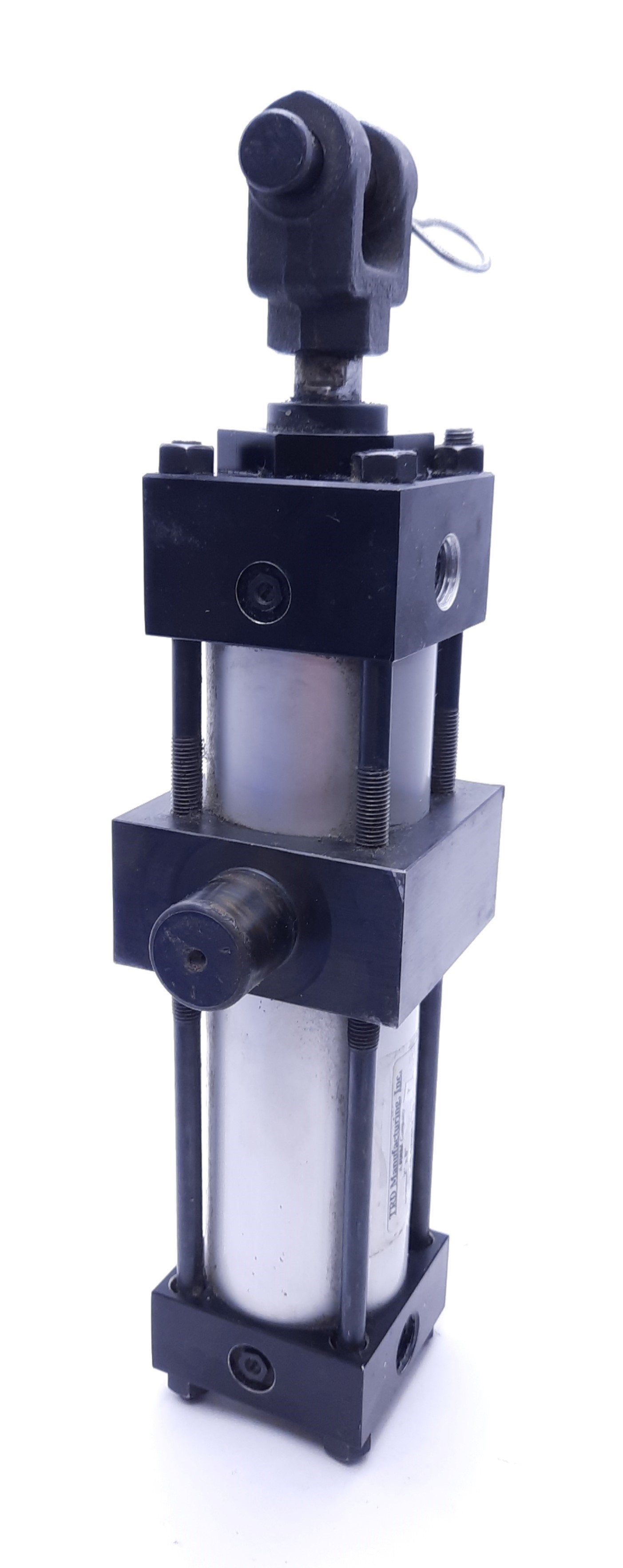 Used TRD (Bimba) 06-12761 Pneumatic Cylinder, 2" x 6" Bore/Stroke, 250 PSI, 3/8" NPT