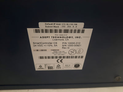 Used Adept 10000-310 Rev. G Smart Robot Controller CS IEEE-1394 I/O w/30MB CF Card