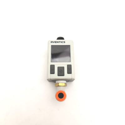 Used Aventics R412010769 PE5 Pressure Sensor -14.5psi To 0psi, 17-30VDC, PNP/NPN