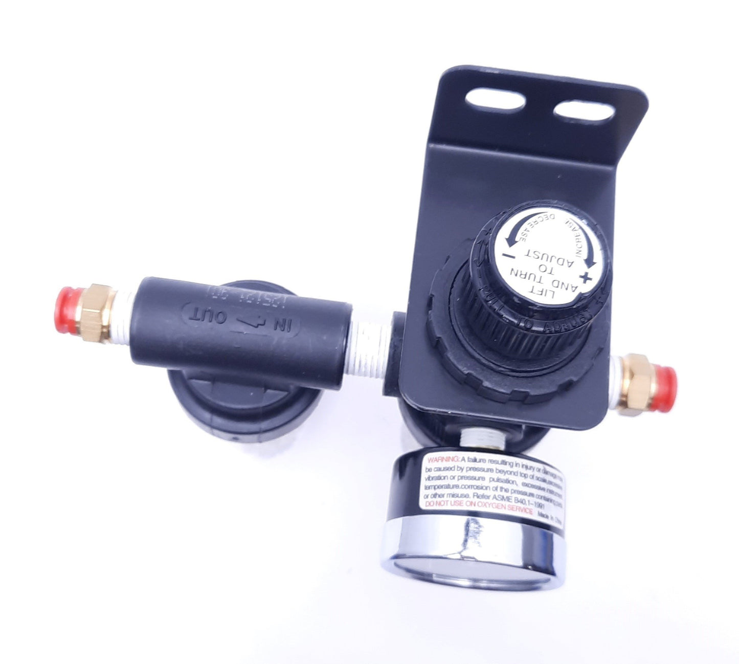 Used ARO 129121-704 (C0305) & 125121-301 (D0085) Filter Regulator Assembly, 200 PSI